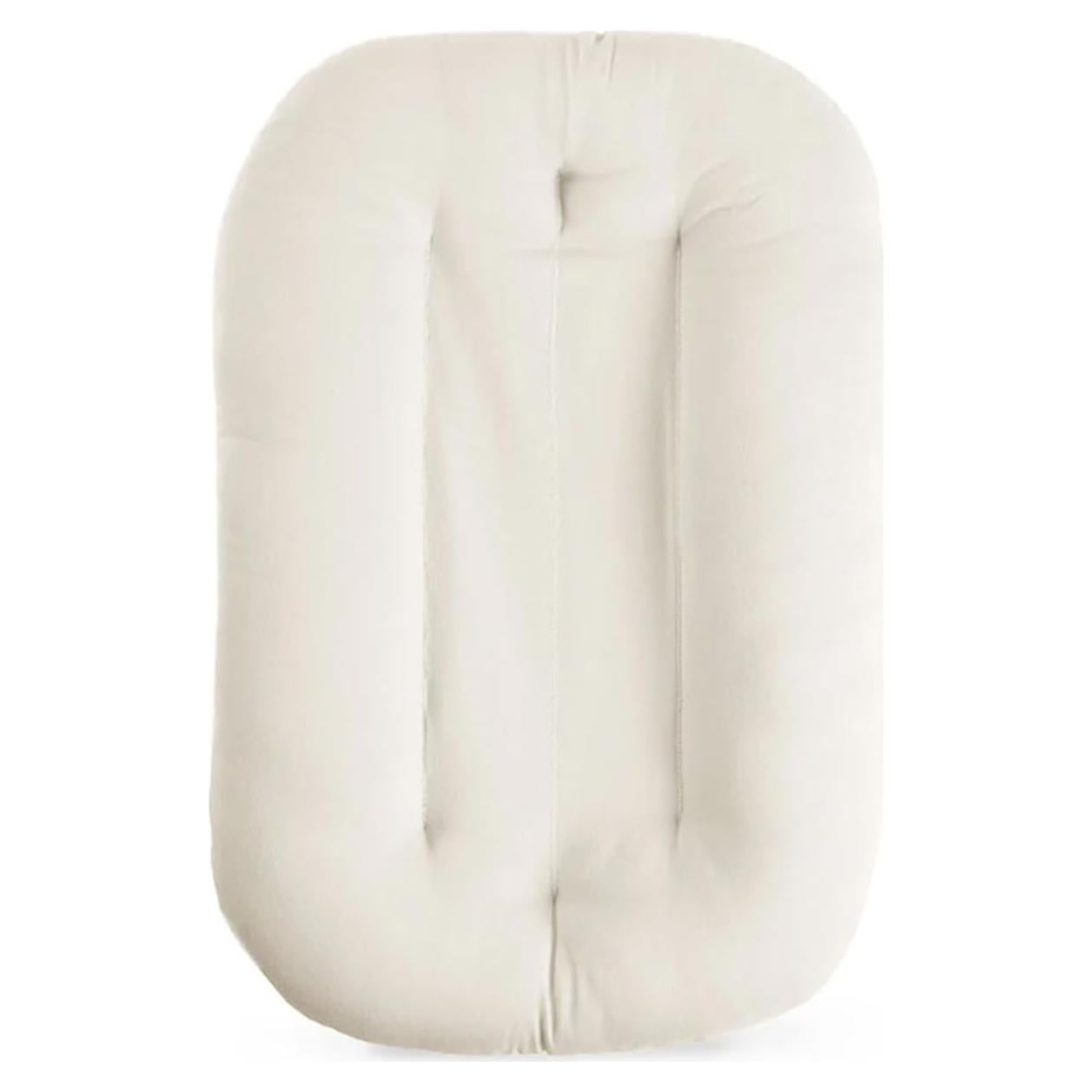 Cojín para Bebés de Algodón Orgánico Blanco - 0 a 18 Meses