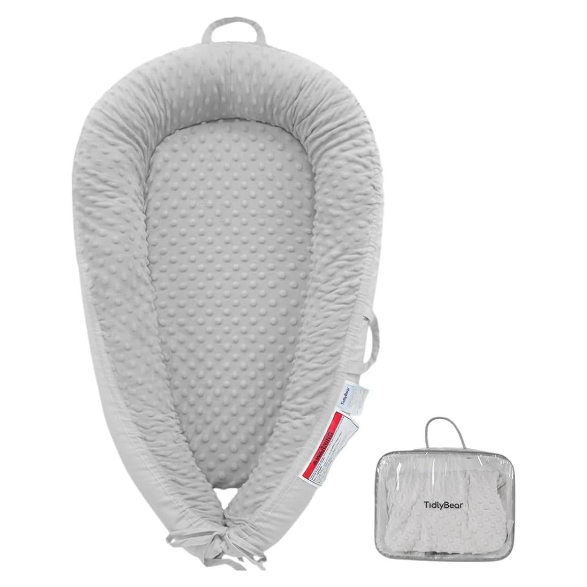 Cojín para Bebés TidlyBear - Nido Suave Algodón Orgánico 0-6 Meses