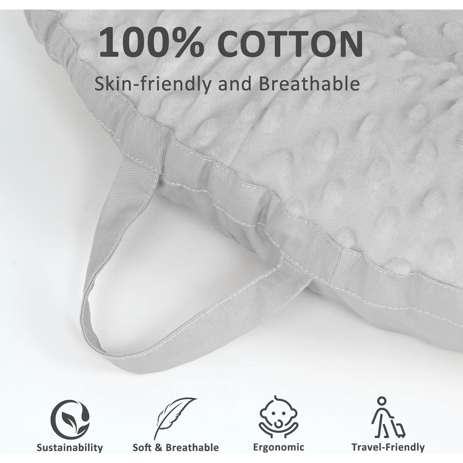 Cojín para Bebés TidlyBear - Nido Suave Algodón Orgánico 0-6 Meses