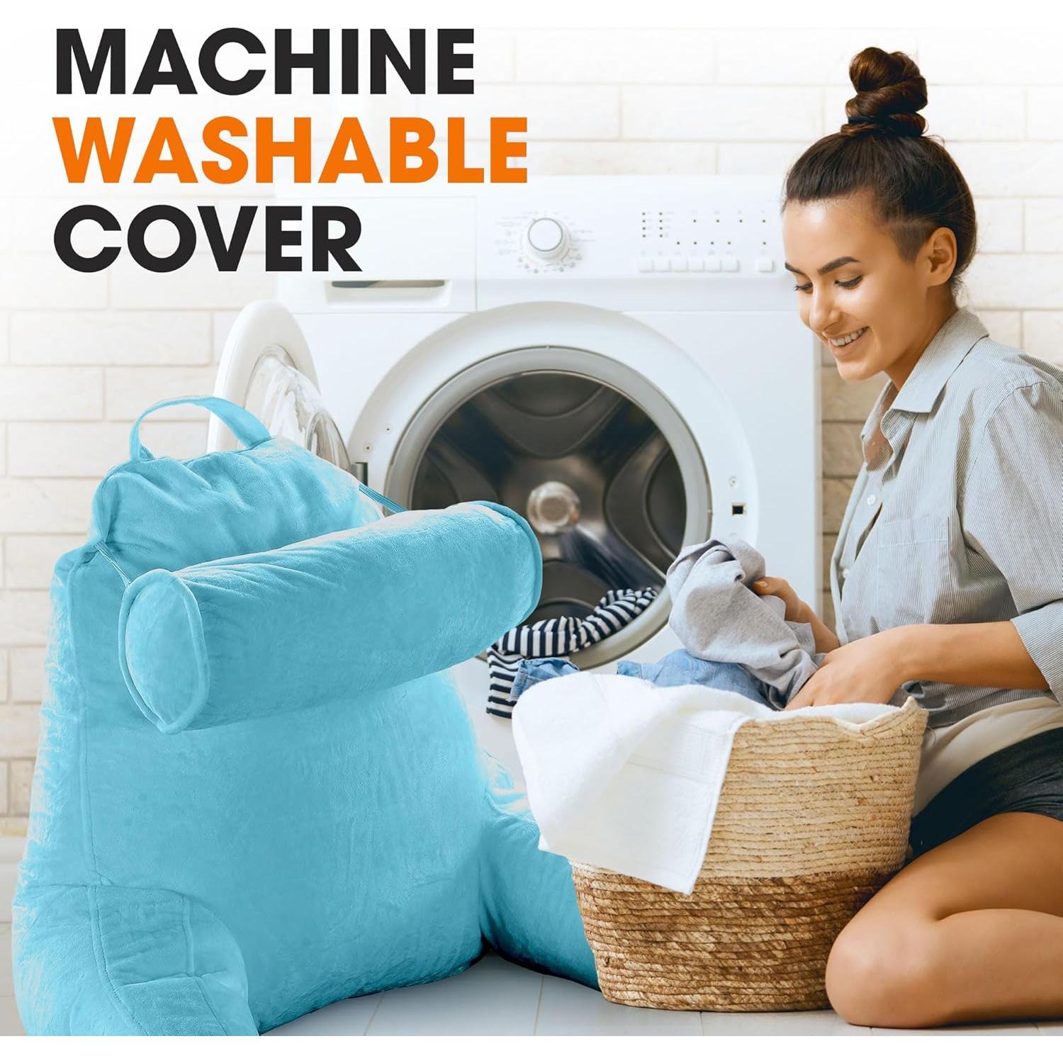 Almohada de Lectura Colección Cheer Azul Cielo Ergonomica