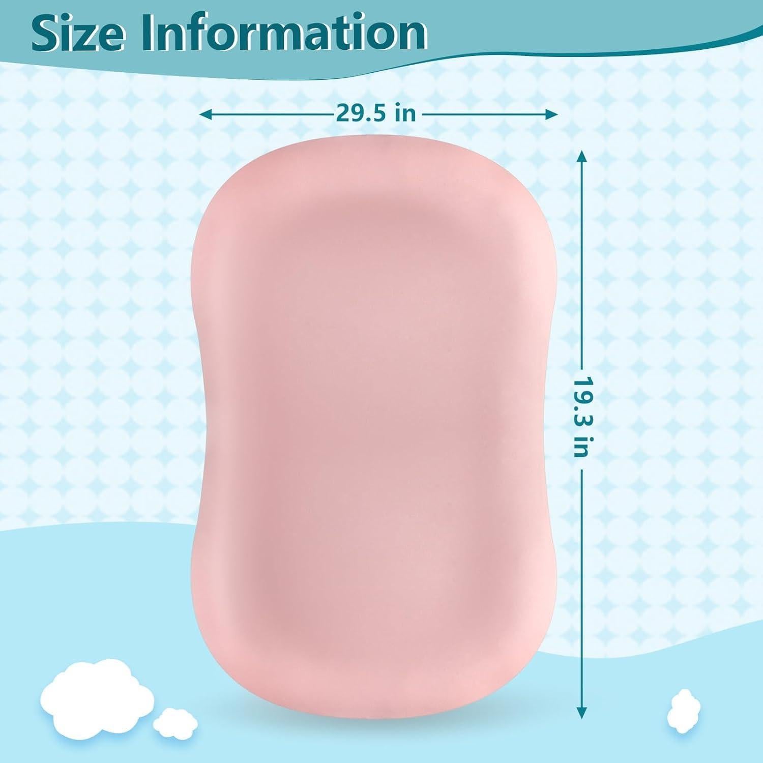 Cojín Lounge para Bebés Oliwex Azul 75x49 cm Suave y Transpirable