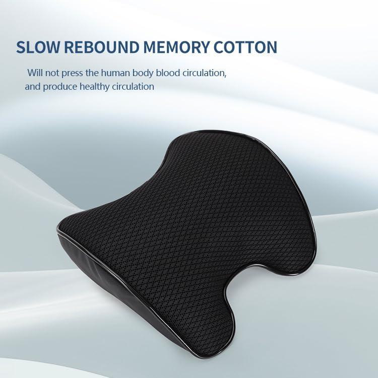Almohada de Cuello Ovyuzhen Ergonómica Espuma de Memoria Negra