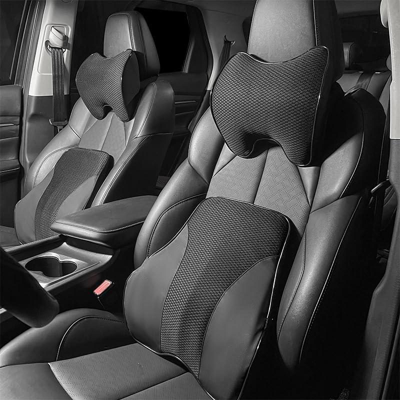 Almohada de Cuello Ovyuzhen Ergonómica Espuma de Memoria Negra