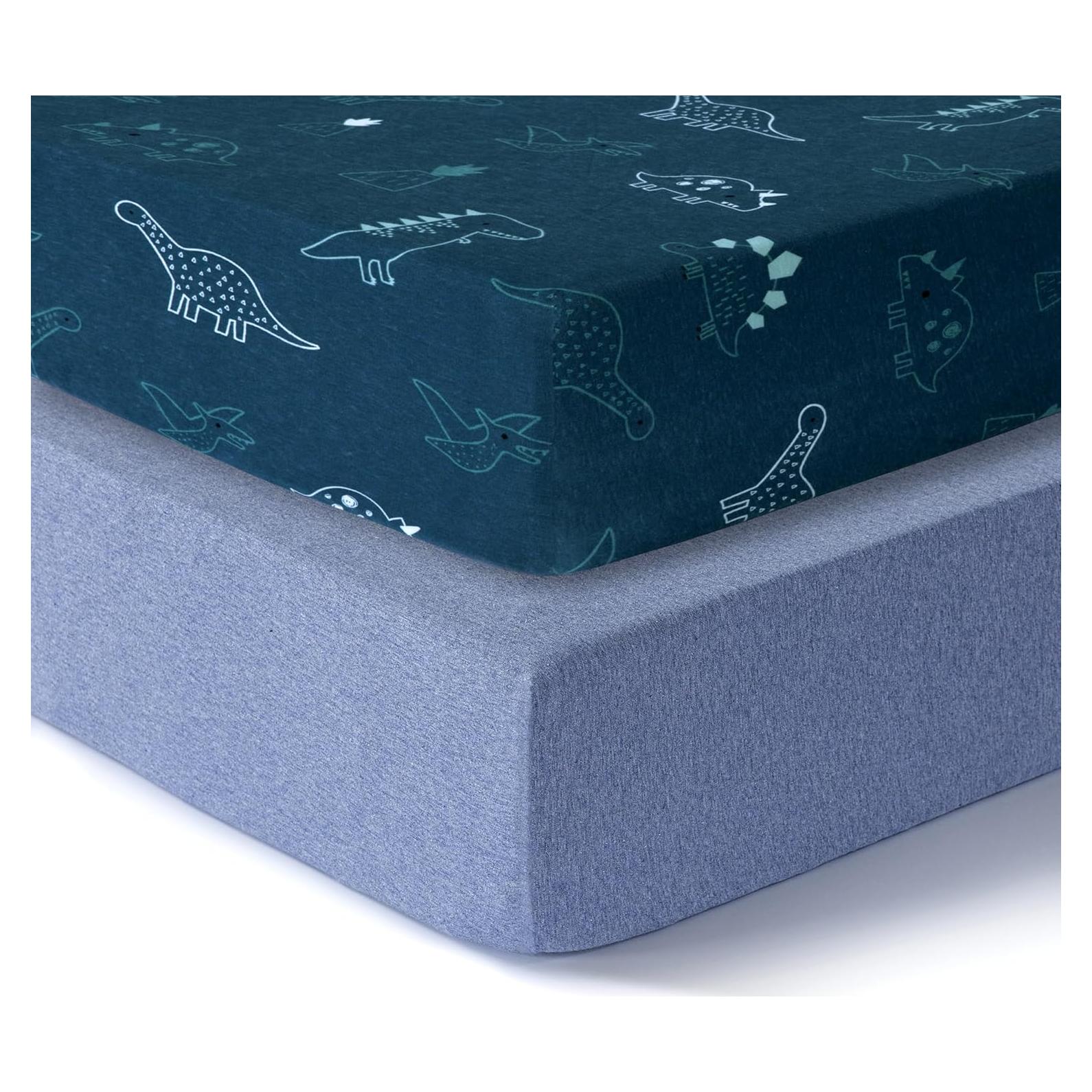 Sábanas de Cuna Estándar Dreamology 100% Algodón 2 Piezas