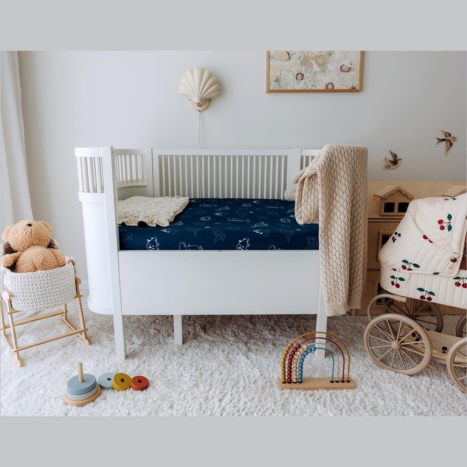 Sábanas de Cuna Estándar Dreamology 100% Algodón 2 Piezas