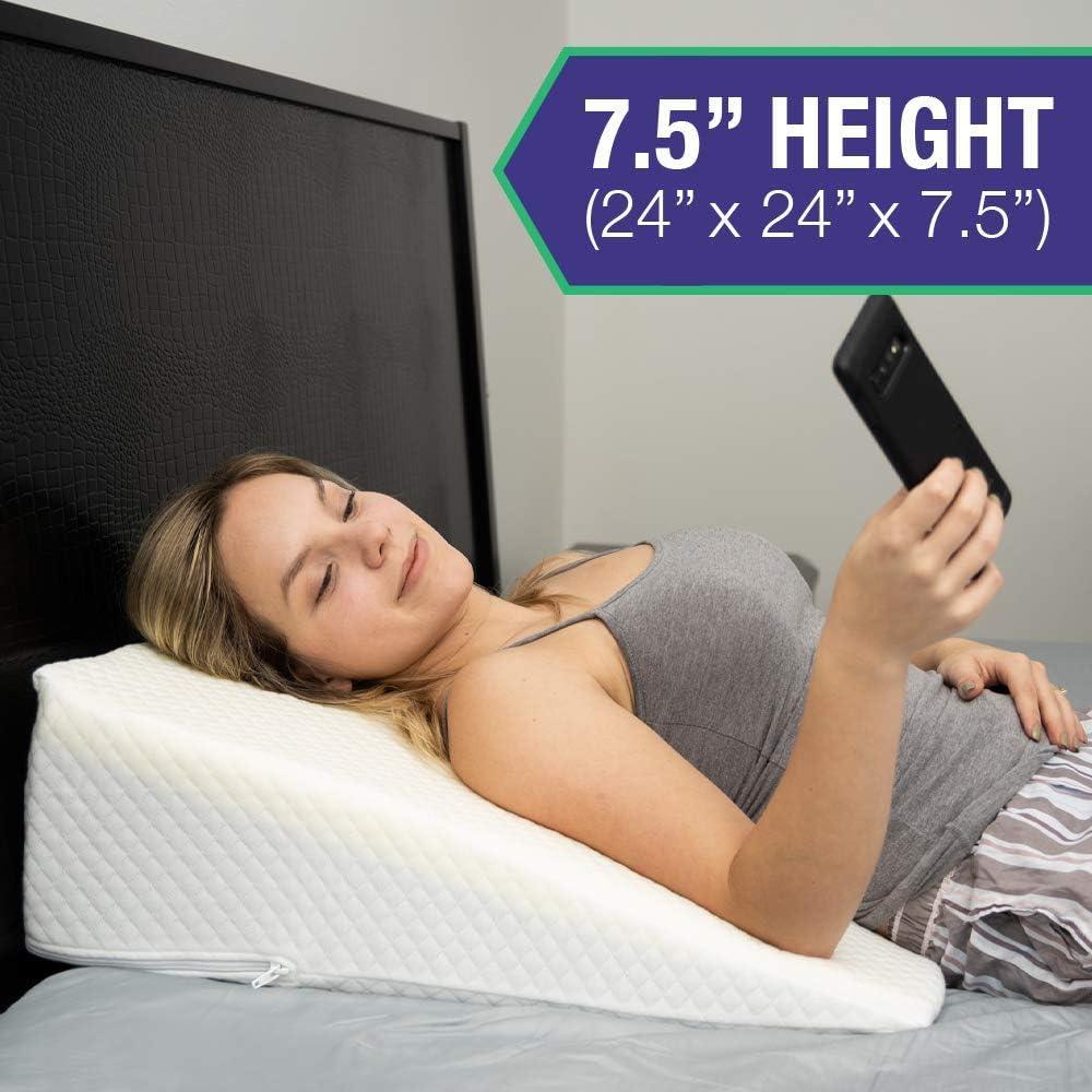 Cojín en cuña Healthy Spirit 61x61 cm con espuma viscoelástica