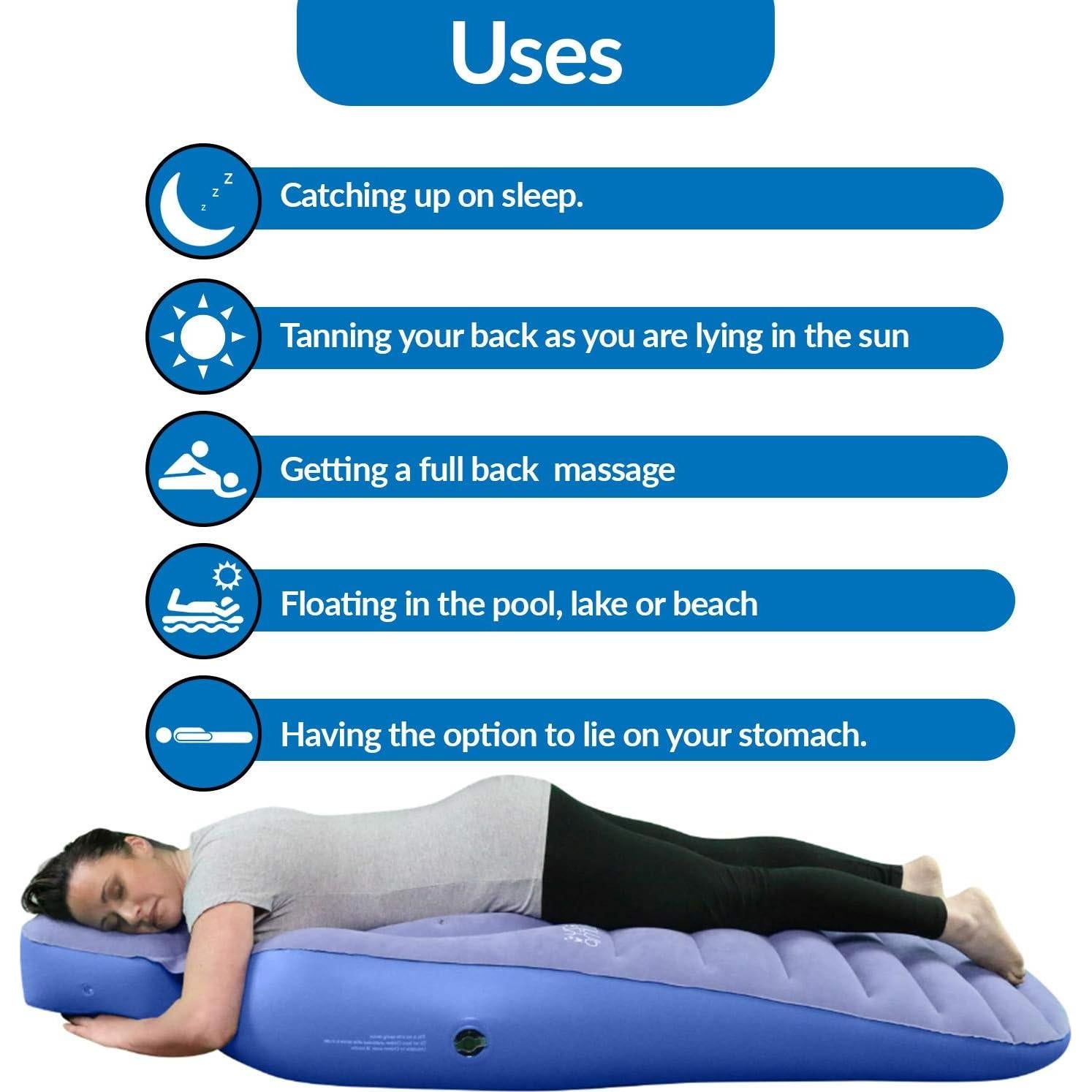 Almohada de Embarazo Cozy Bump Rosa 100% Algodón para Dormir