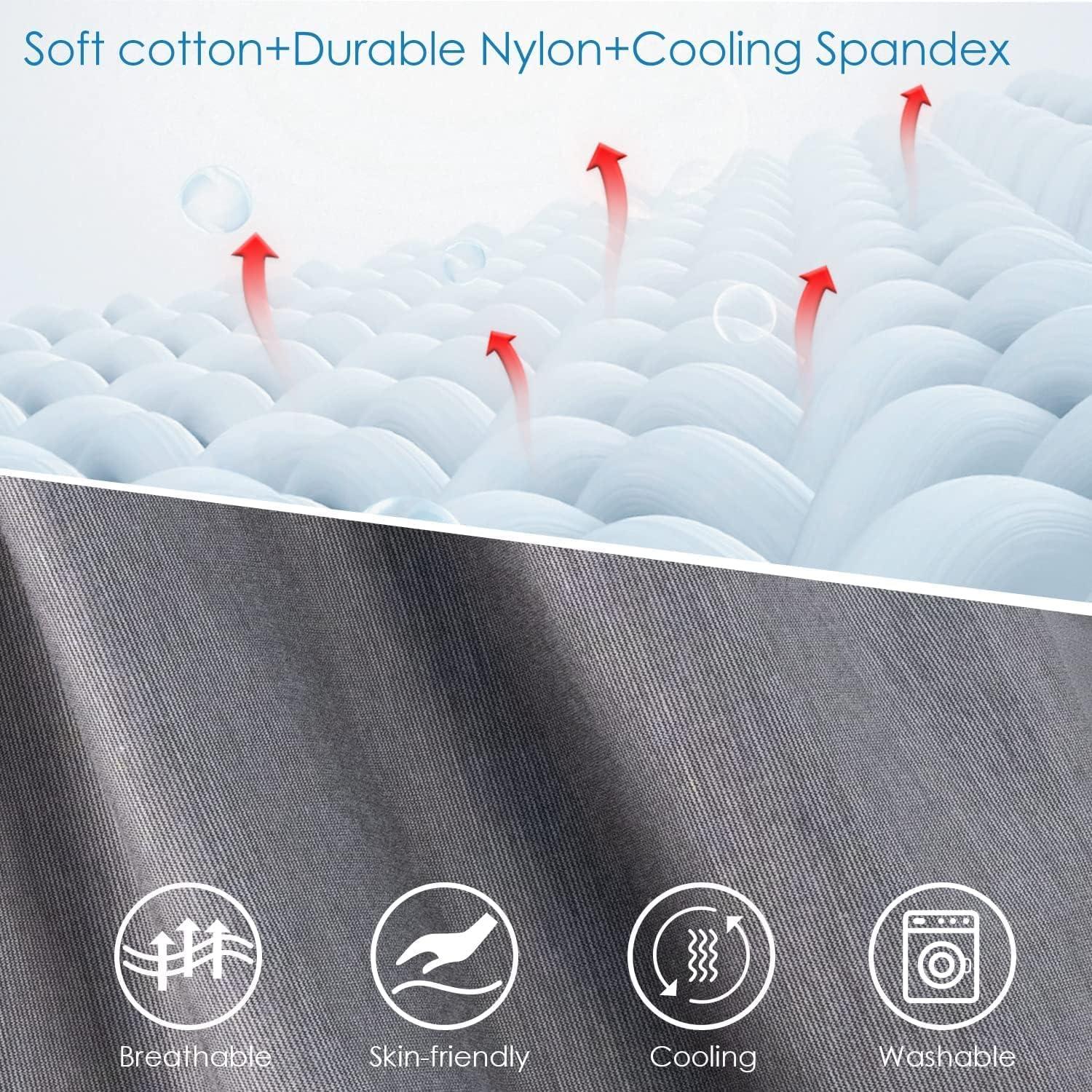 Almohada de Embarazo QUEEN ROSE 152.4 cm Ergonomica Gris