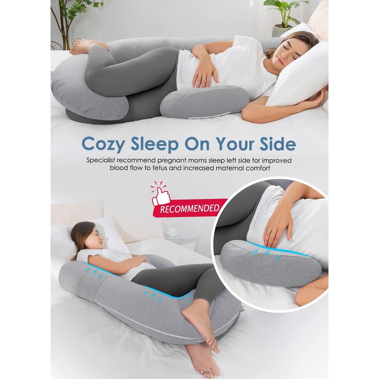 Almohada de Embarazo QUEEN ROSE F Refrigerante 104x61cm