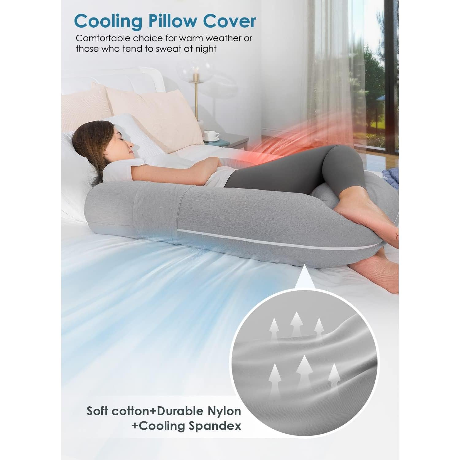 Almohada de Embarazo QUEEN ROSE F Refrigerante 104x61cm