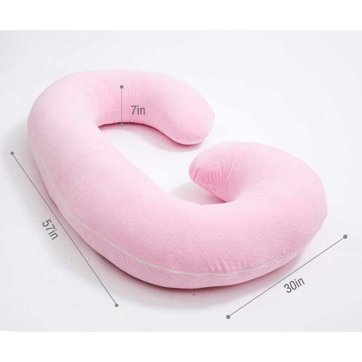 Almohada Corporal de Maternidad 1 MIDDLE ONE Rosa Claro 145 cm