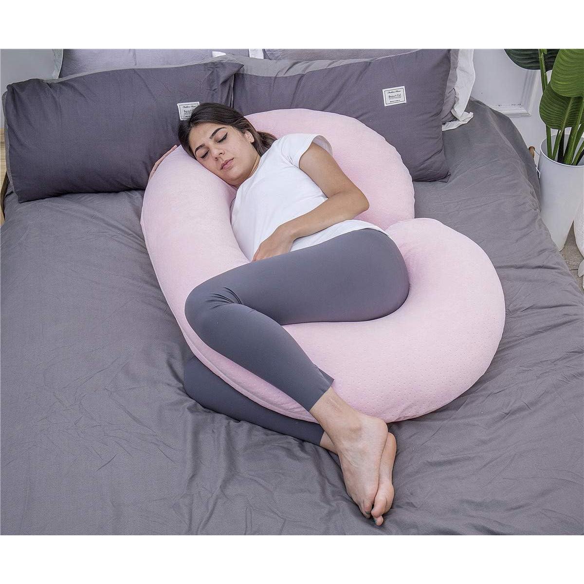 Almohada Corporal de Maternidad 1 MIDDLE ONE Rosa Claro 145 cm