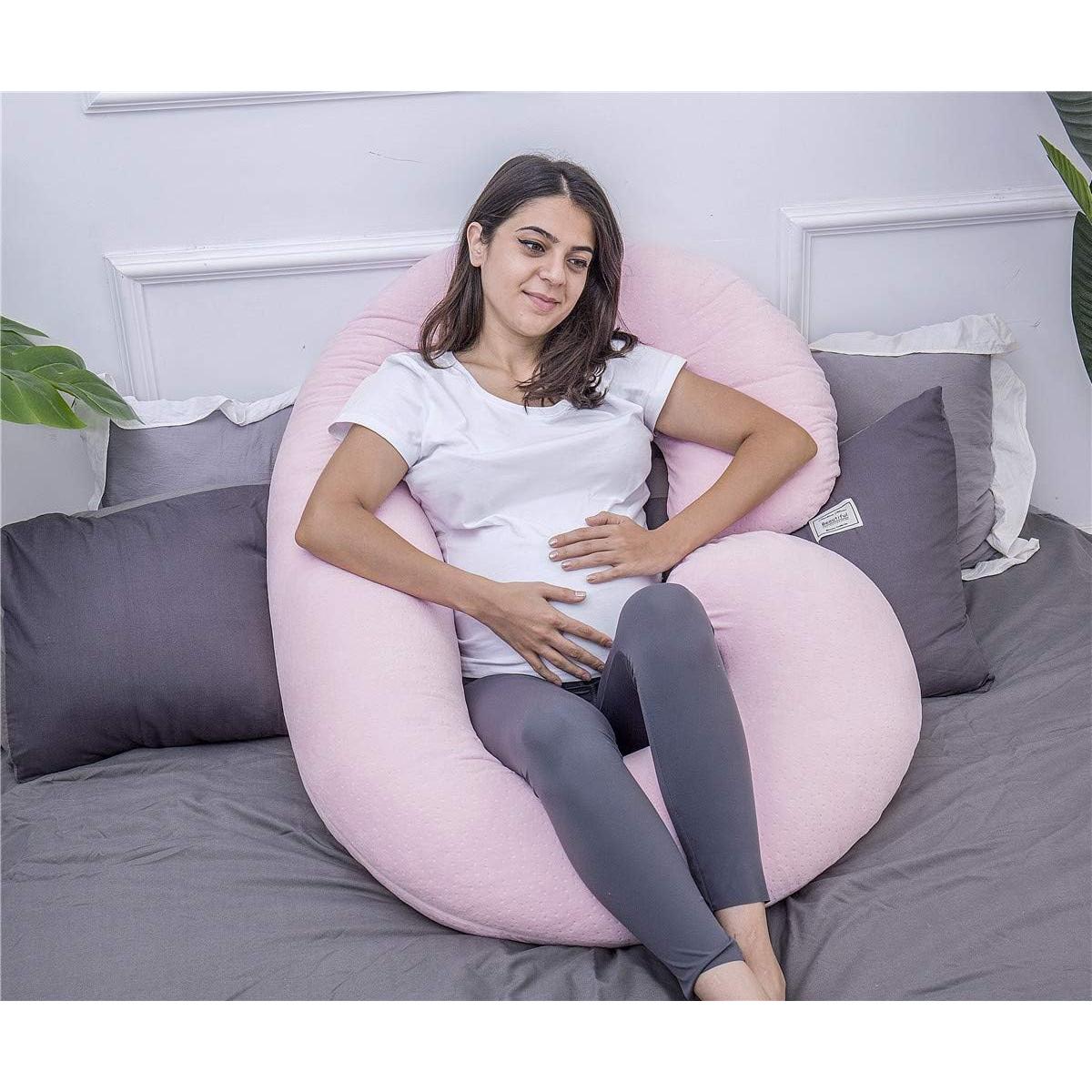 Almohada Corporal de Maternidad 1 MIDDLE ONE Rosa Claro 145 cm