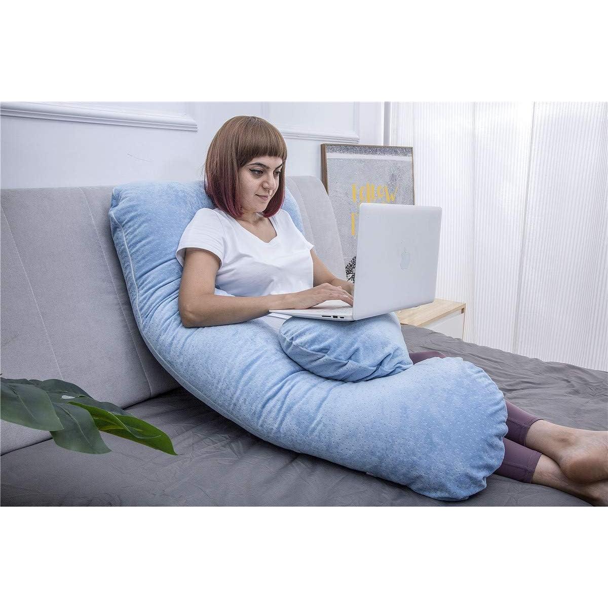Almohada de Embarazo MOON PINE U 139.7x78.7cm Azul