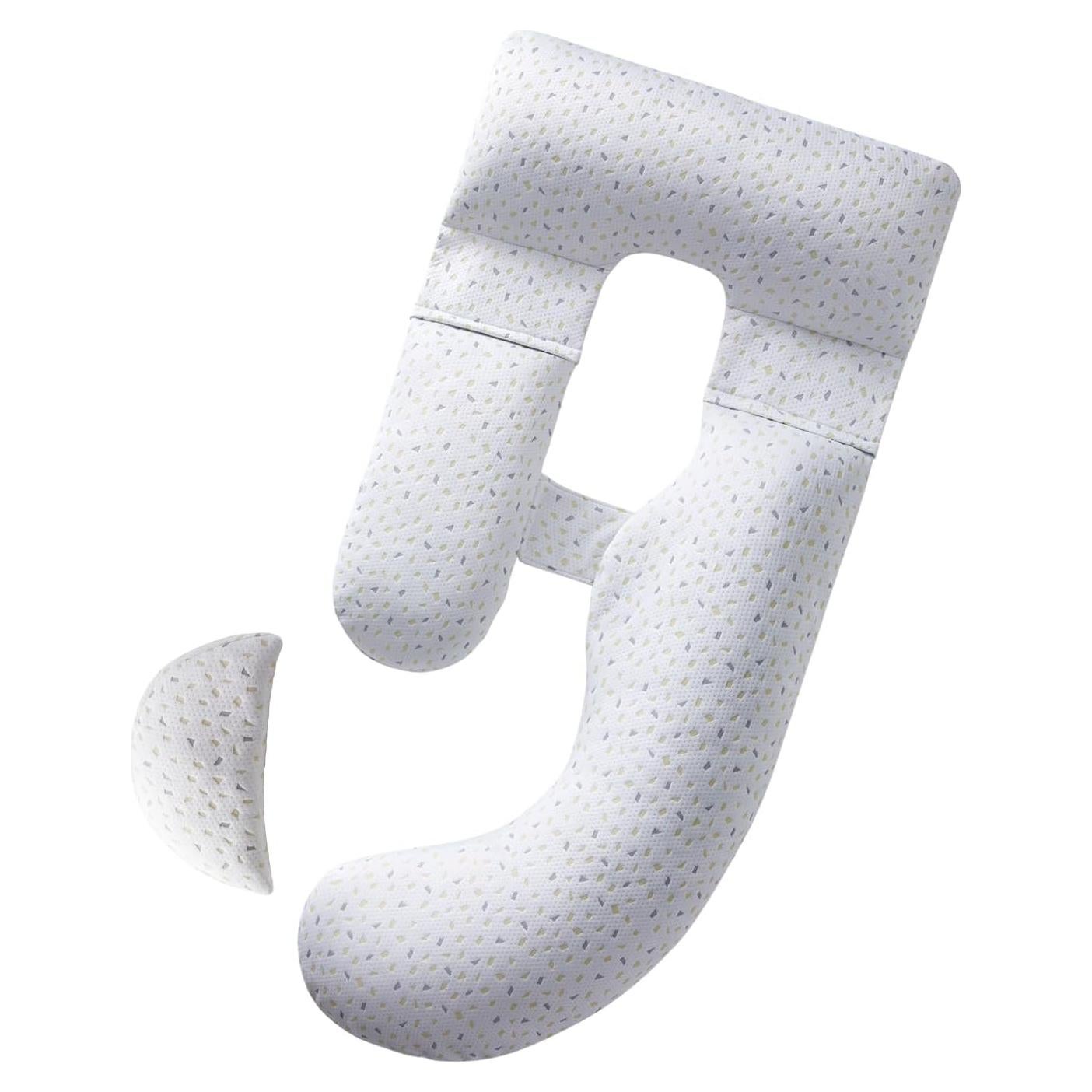 Cojín de Embarazo SEEDNUR Forma de G Ajustable Gris