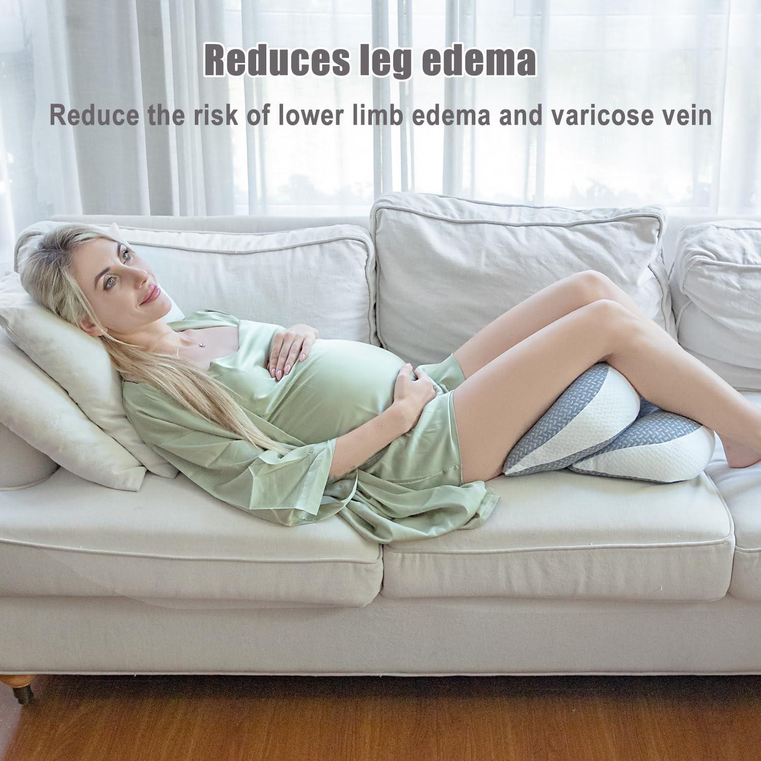 Almohada de Embarazo Chilling Home Cuña Ajustable Gris 71x40cm