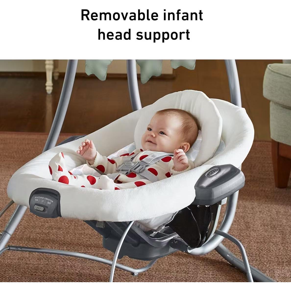 Columpio y Balancín 2-en-1 Graco Simple Sway - 6 Velocidades