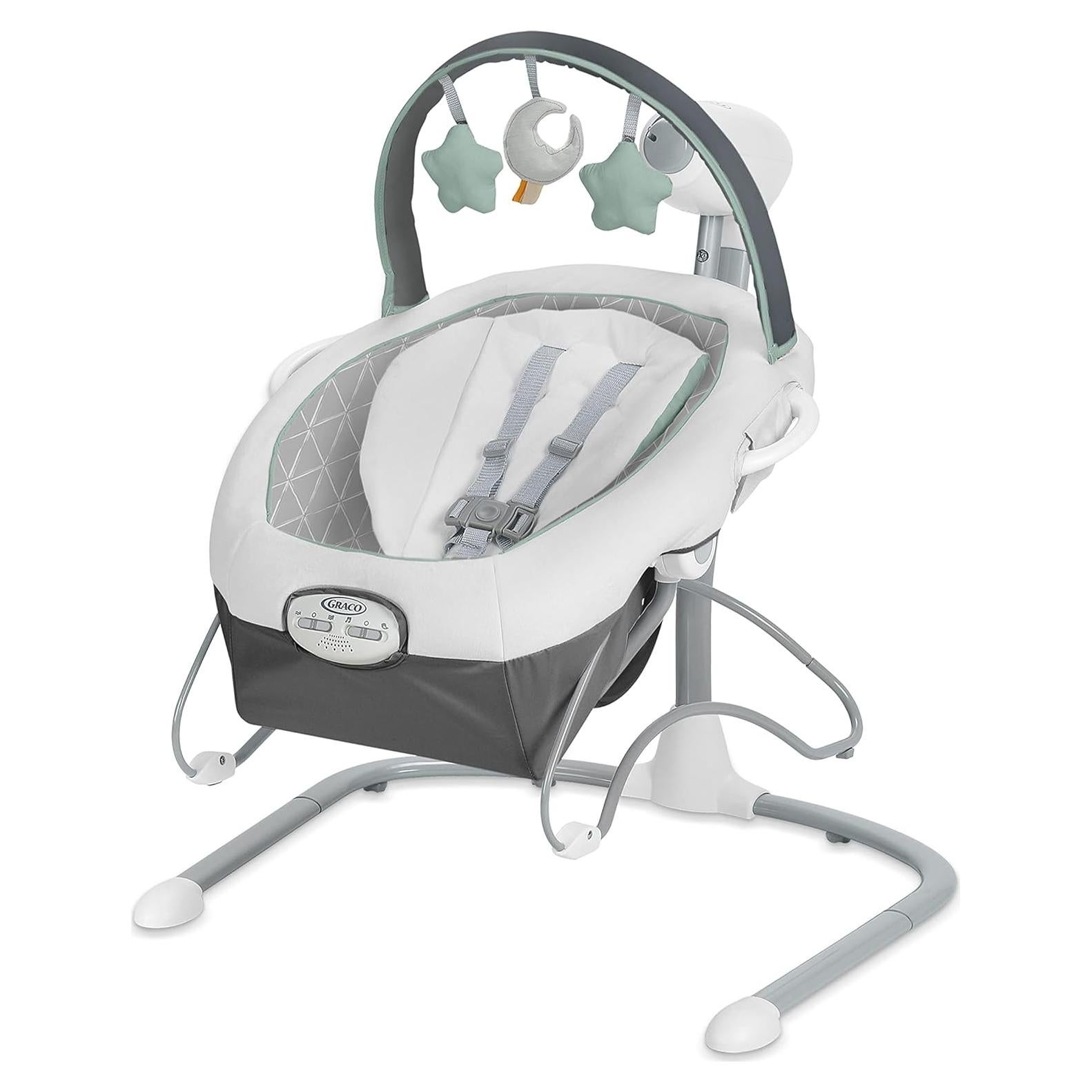 Cuna de Bebé Graco Soothe 'n Sway LX con Columpio Portátil