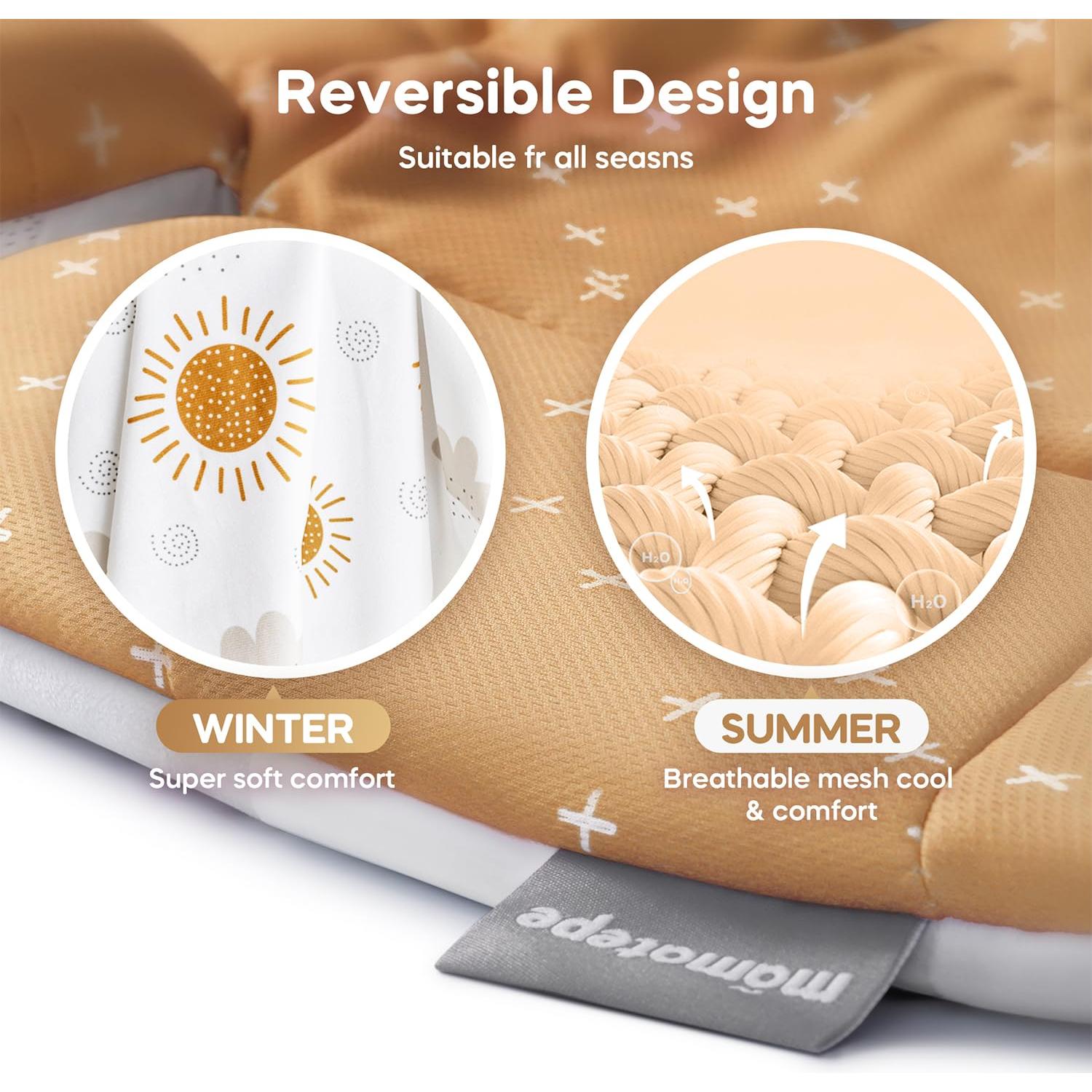 Inserto Infantil Mamatepe para 4moms MamaRoo y Graco, Soporte Reversible