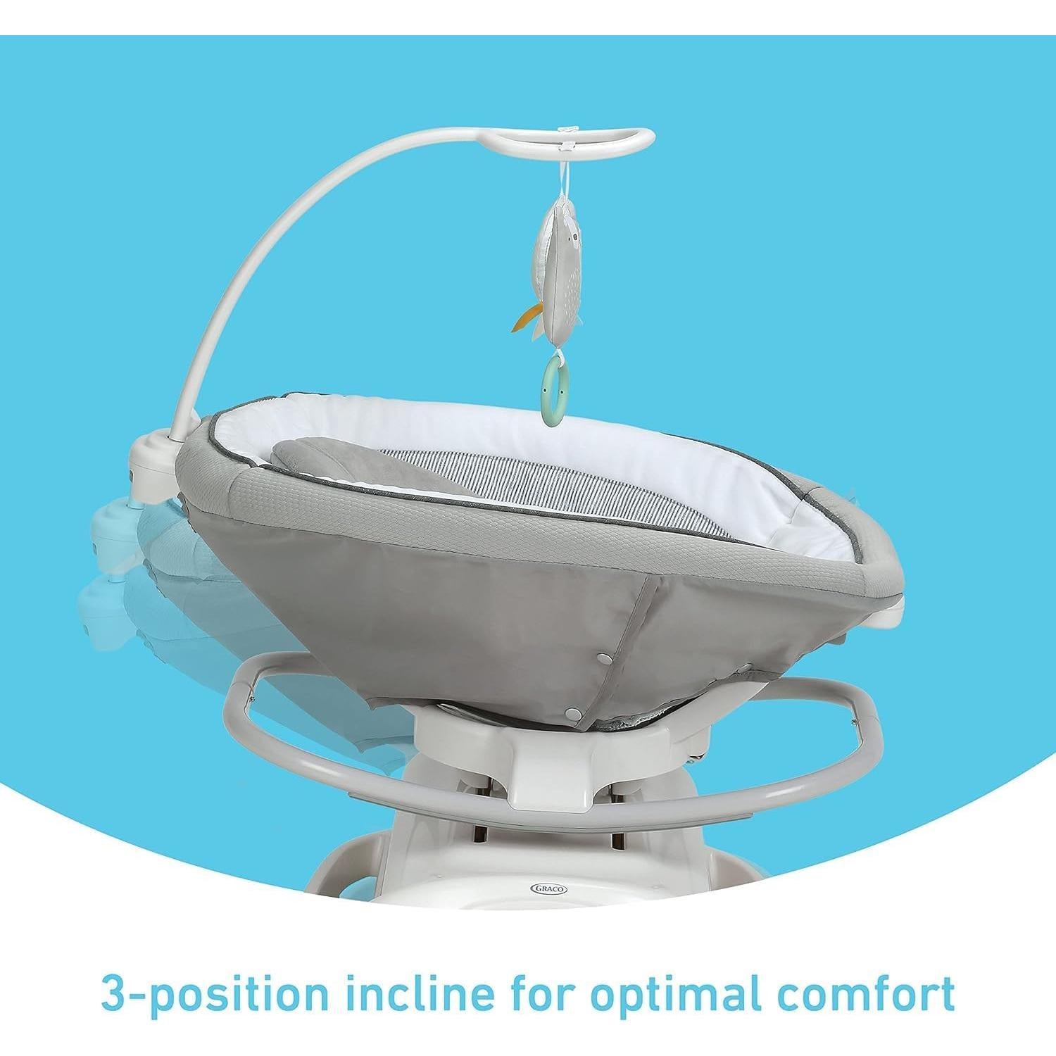 Columpio y Mecedora Graco Sense2Soothe 2-en-1 con Detección de Llanto