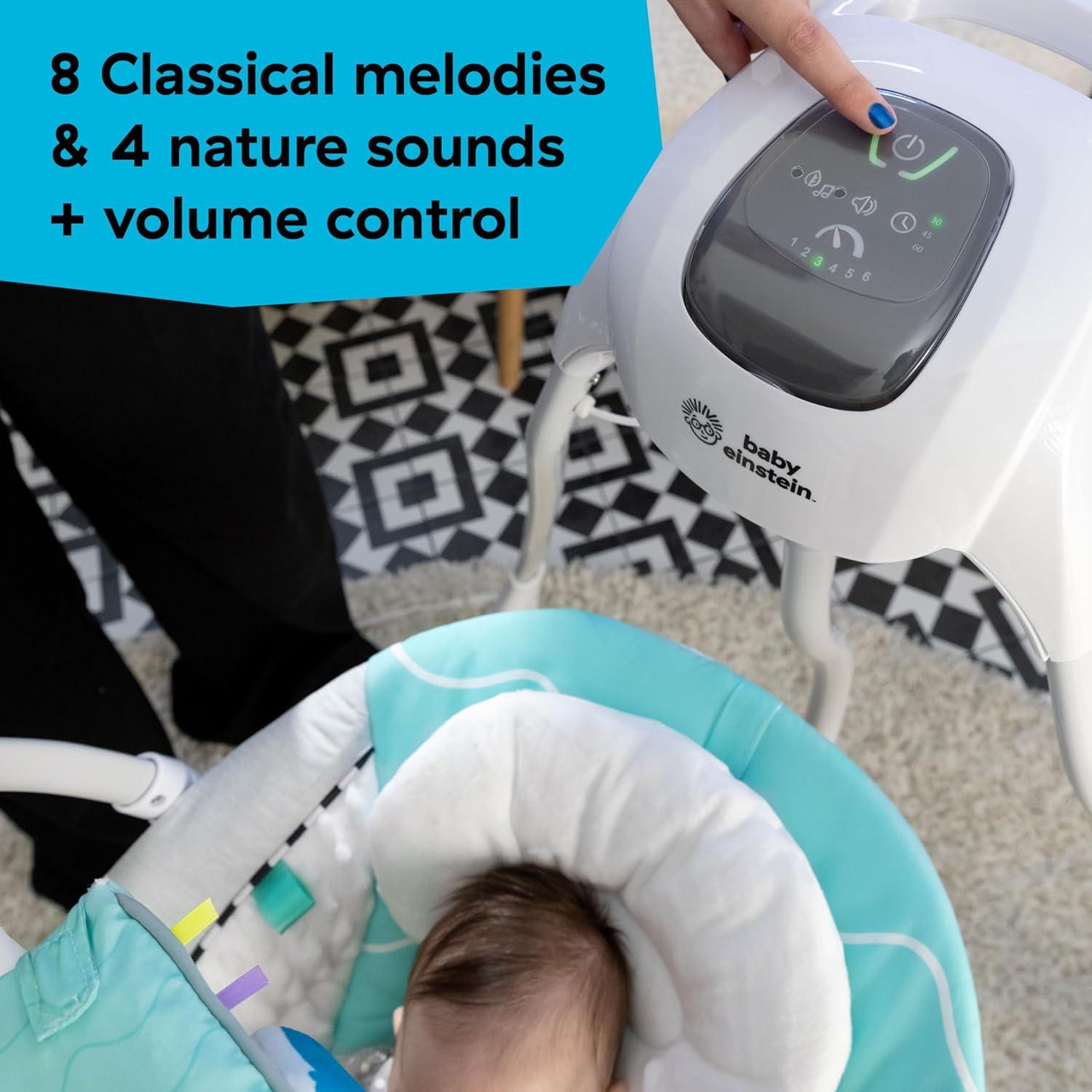 Silla de Bebé Musical Baby Einstein Exploradores del Océano - Gris, 6 Velocidades