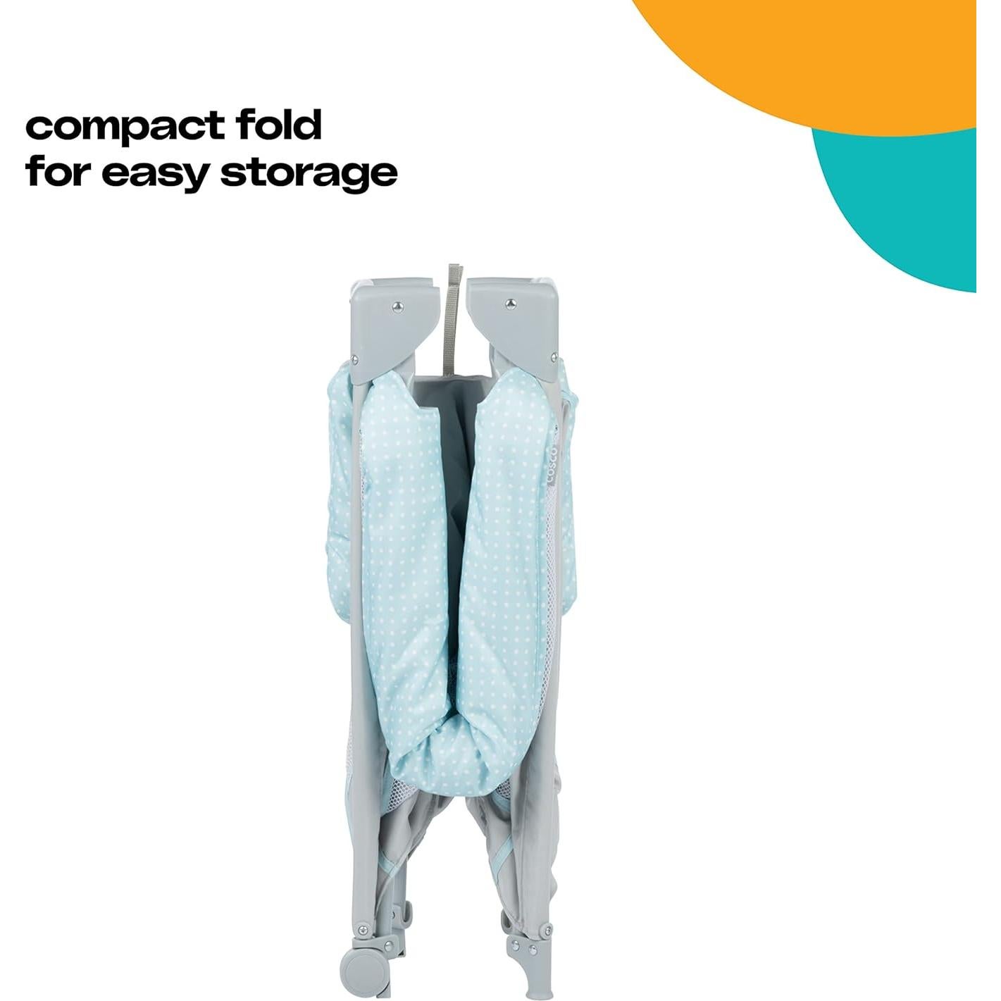 Cuna Mecedora Cosco Kids DLX Arcoíris 9.79 kg Plegable