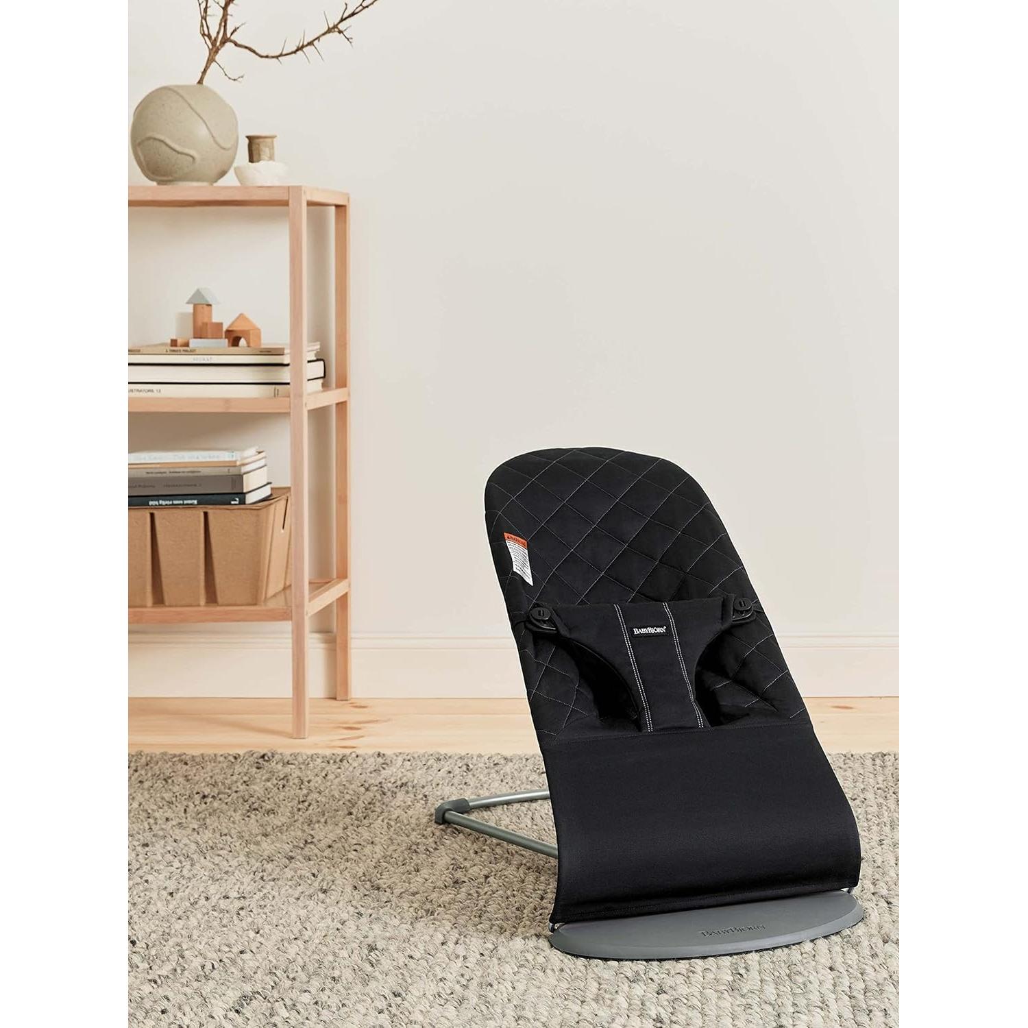 Silla de Rebote BabyBjörn Bouncer Bliss Negra 3.6-13.2 kg