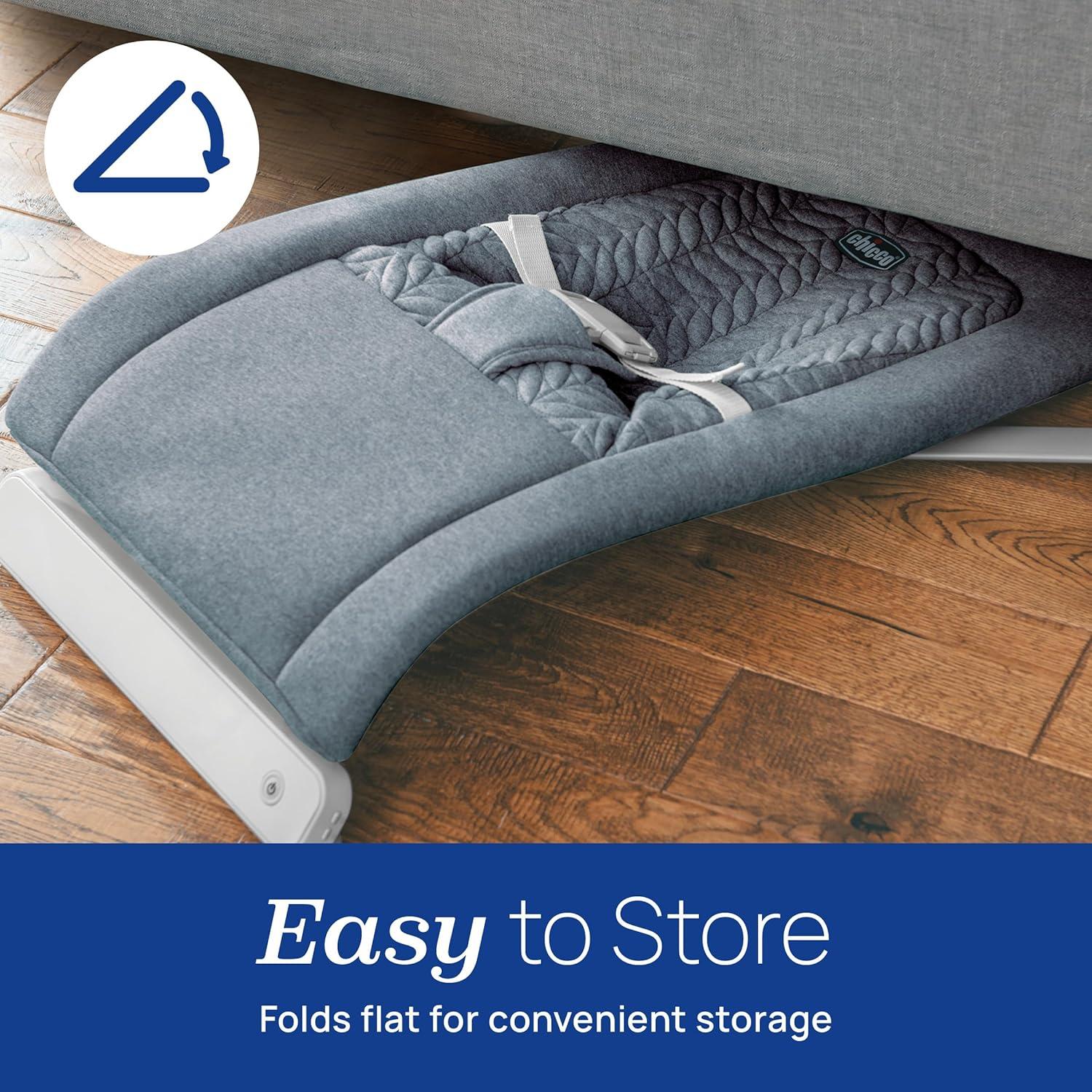 Columpio y Bouncer Chicco E-Motion - Gris, 2.27-9.07 kg