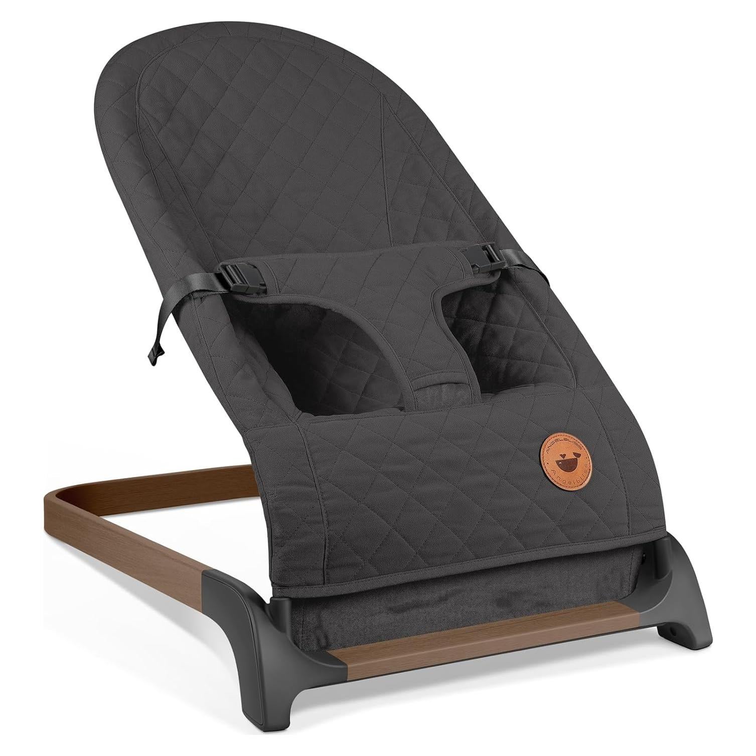 Columpio para Bebés ANGELBLISS Antracita, Asiento Portátil 9 kg