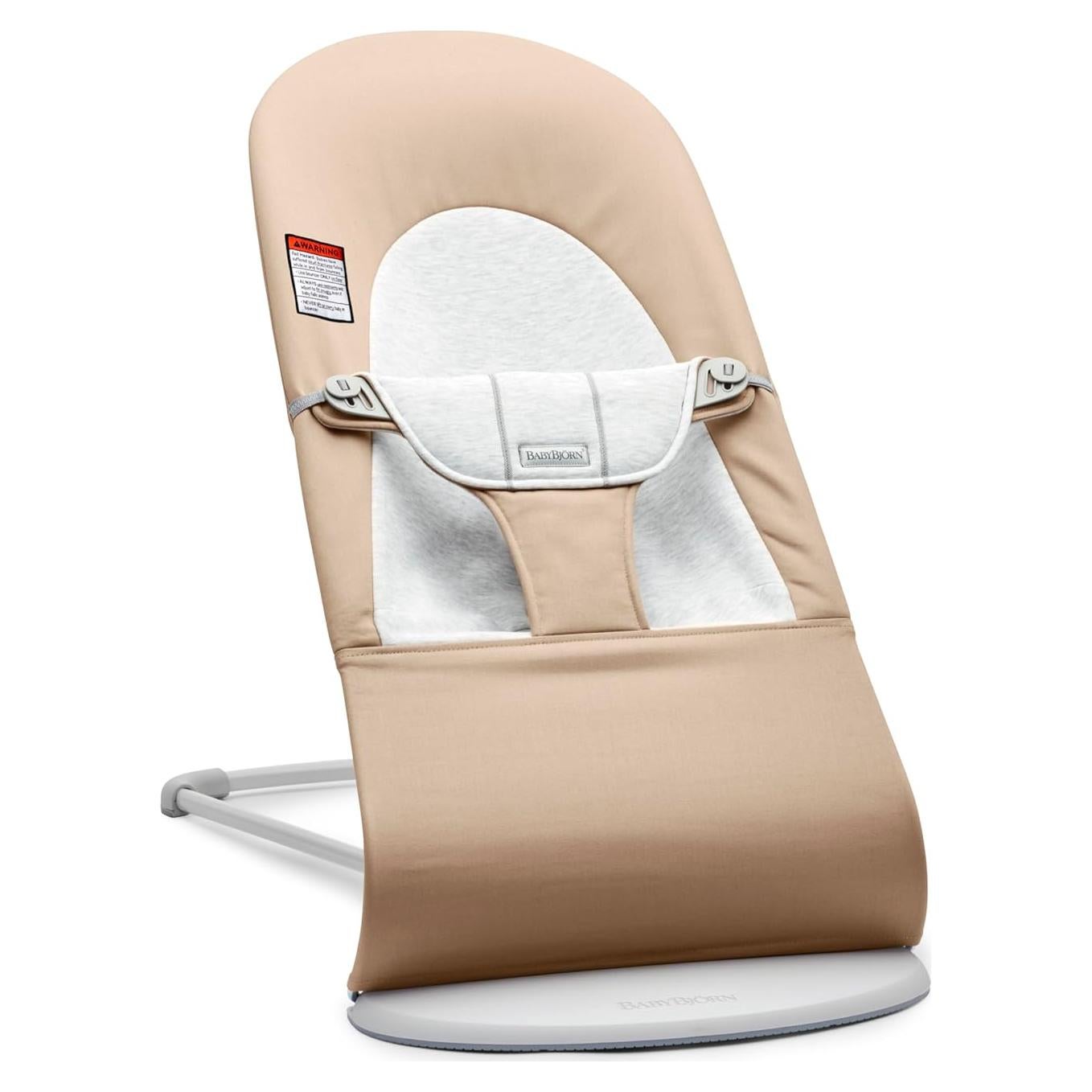 Silla de rebote BabyBjörn Balance Soft Beige/Gris 2 en 1