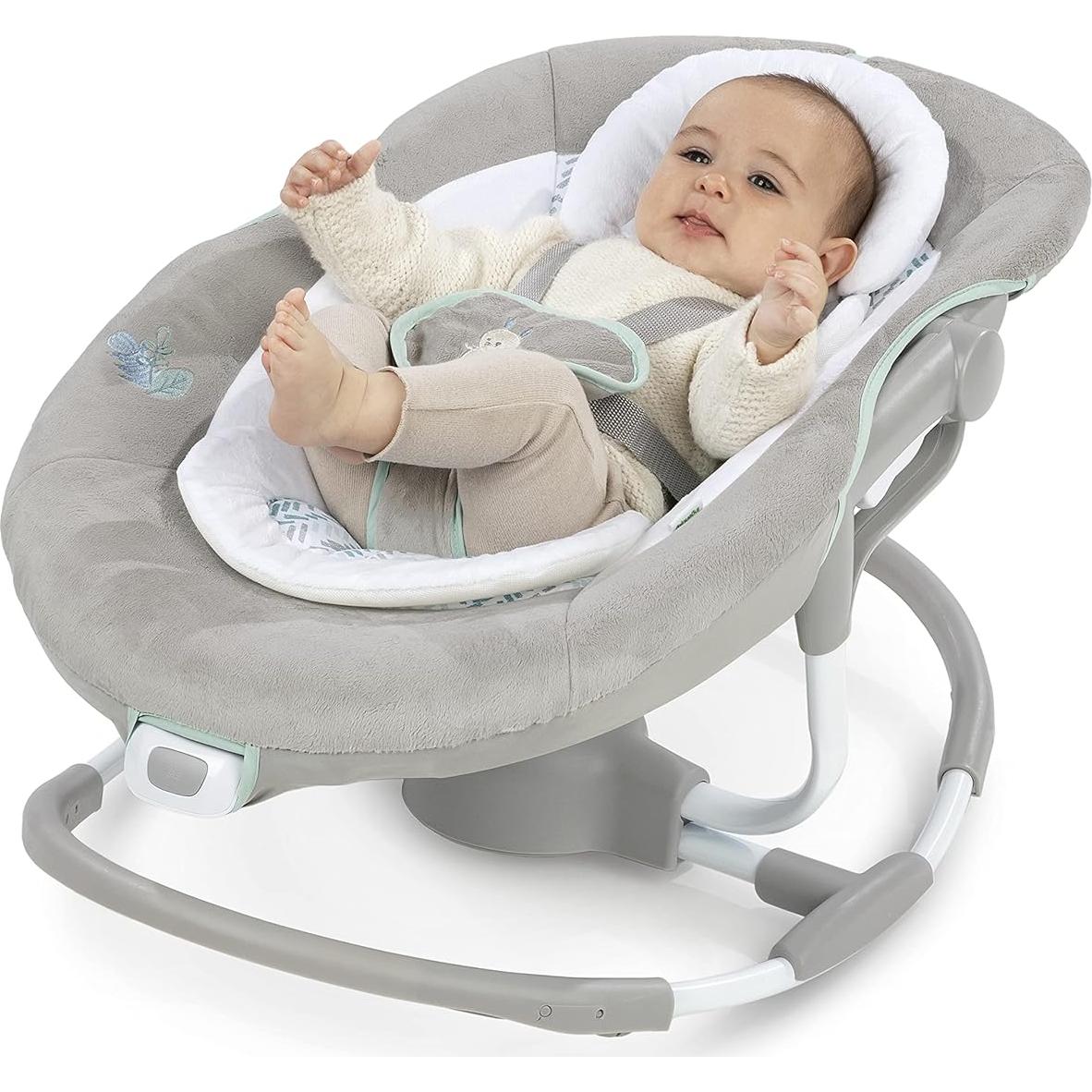 Columpio y Balanceador Ingenuity InLighten 2-en-1 para Bebés 0-9 Meses