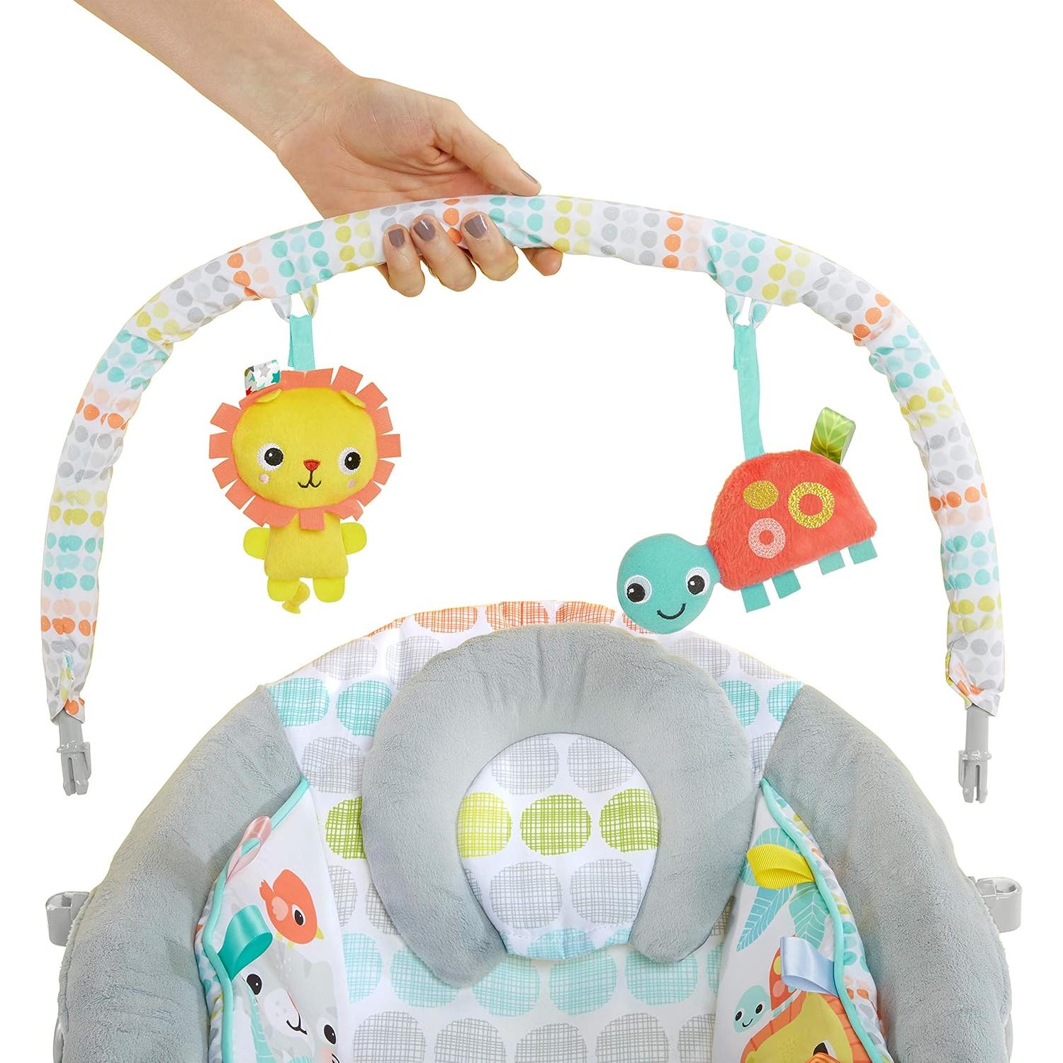 Asiento oscilante para bebé Bright Starts Comfy 0-6 meses