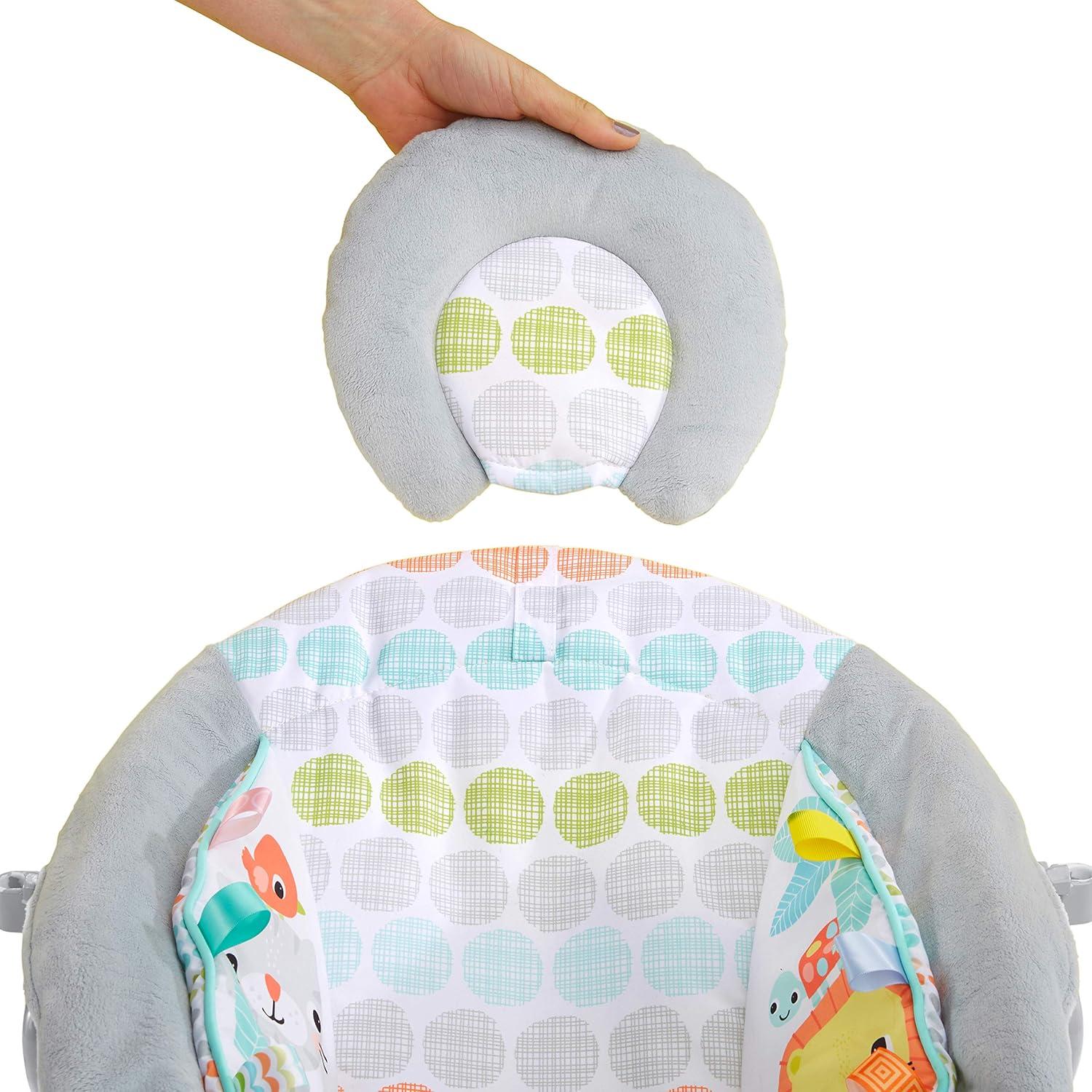 Asiento oscilante para bebé Bright Starts Comfy 0-6 meses