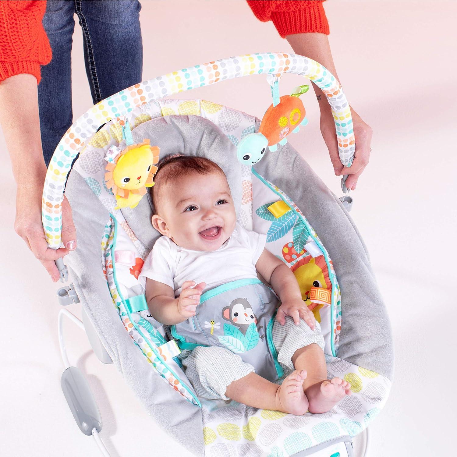 Asiento oscilante para bebé Bright Starts Comfy 0-6 meses