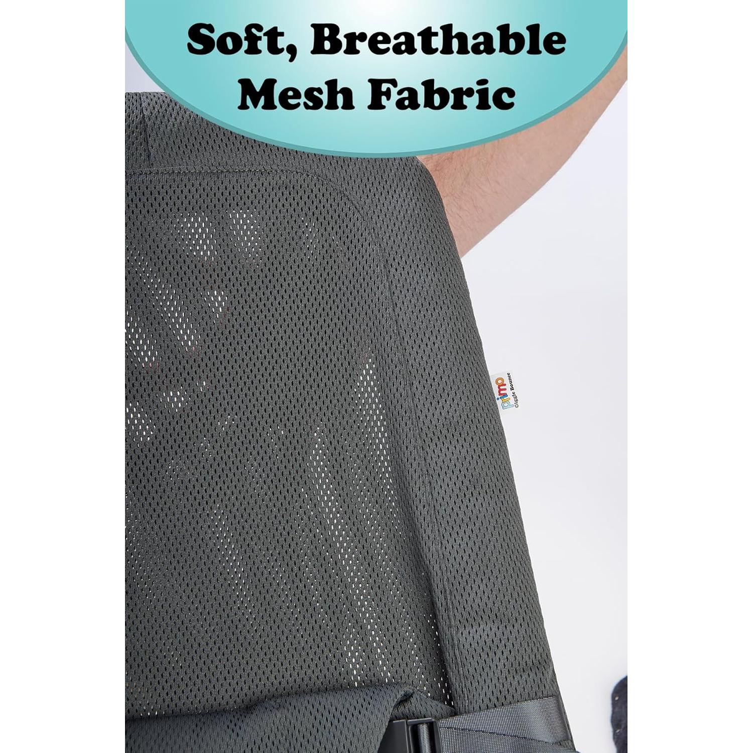 Mecedora Plegable Giggle Bounce Deluxe Gris Pizarra 0-6 meses