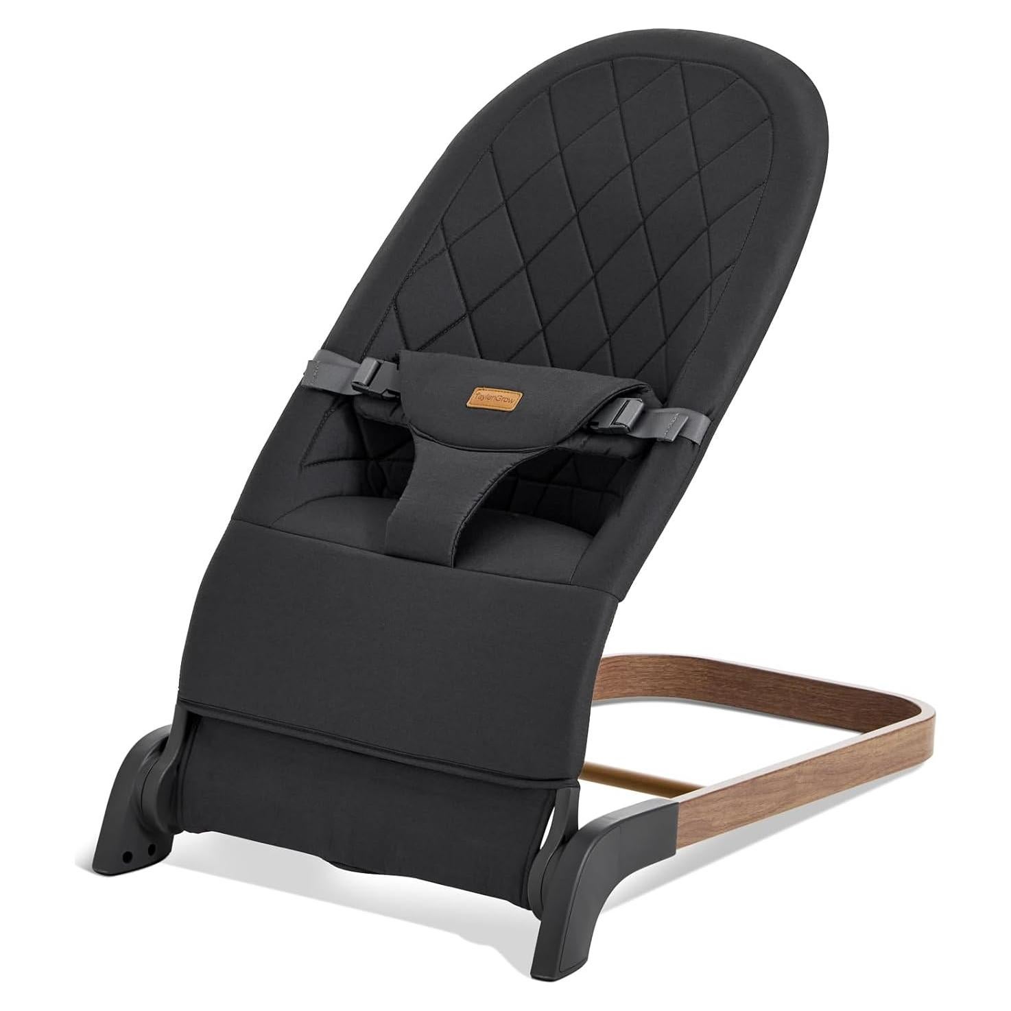 Columpio Plegable para Bebés Taylengrow - 3 Alturas Ajustables, Gris