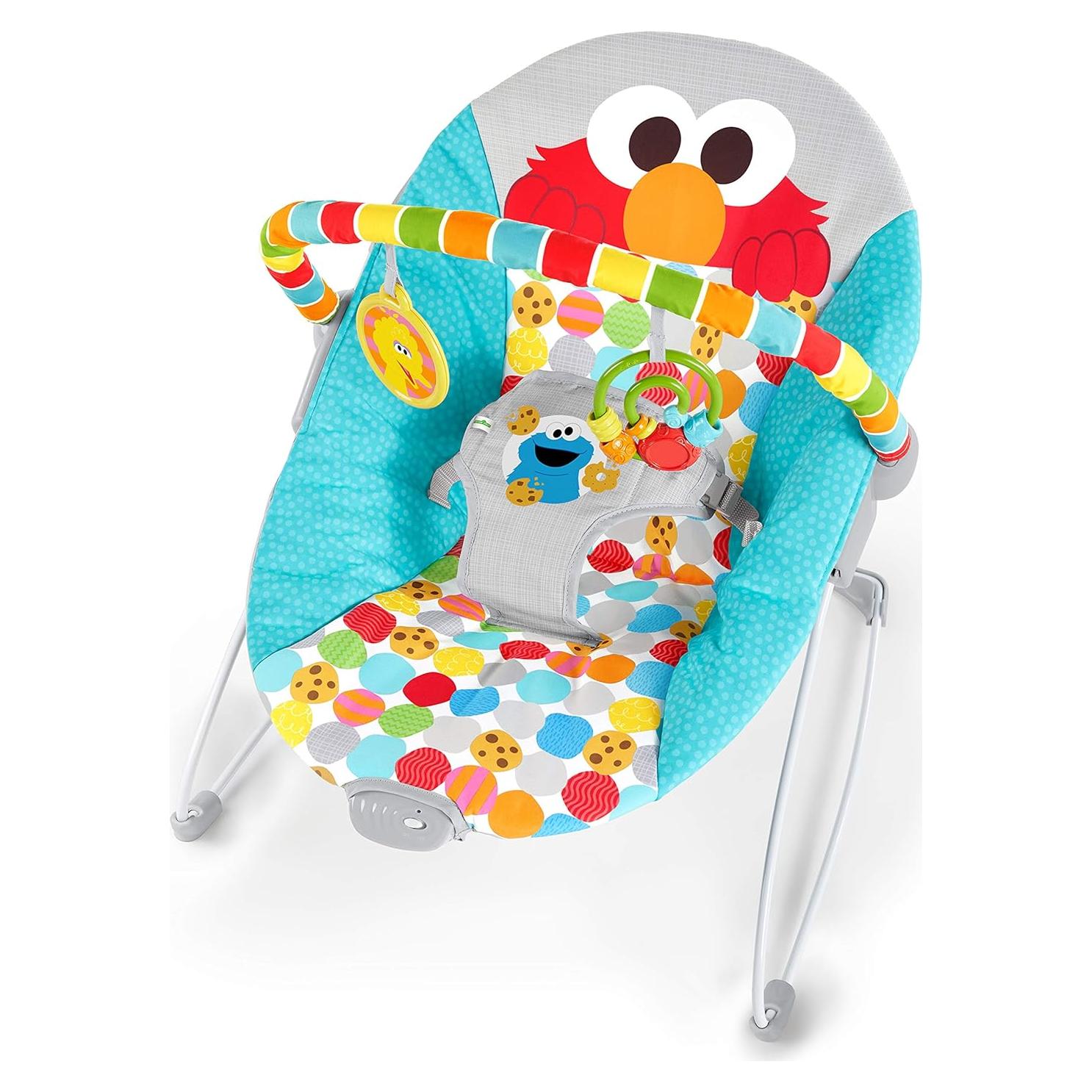Asiento Vibrante para Bebés Bright Starts Elmo 0-6 Meses 9 kg
