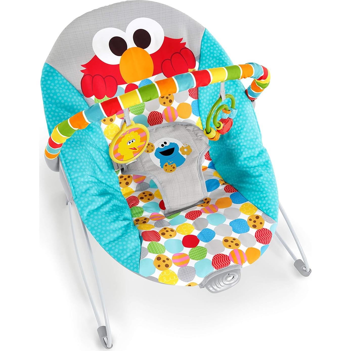 Asiento Vibrante para Bebés Bright Starts Elmo 0-6 Meses 9 kg