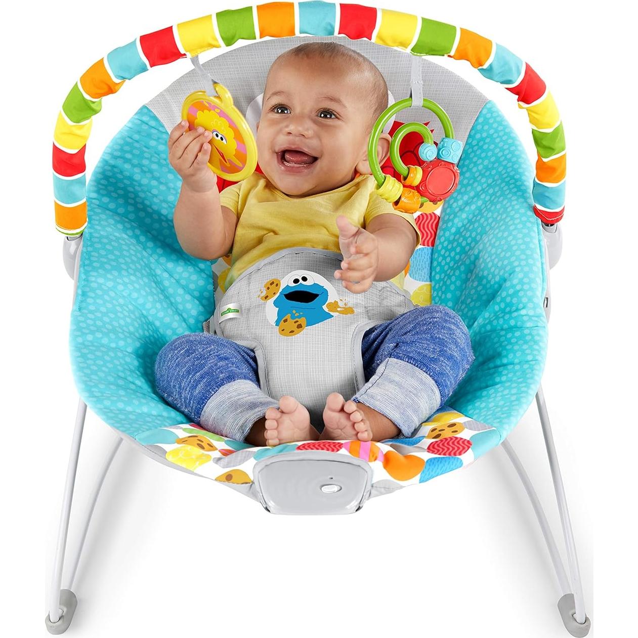 Asiento Vibrante para Bebés Bright Starts Elmo 0-6 Meses 9 kg