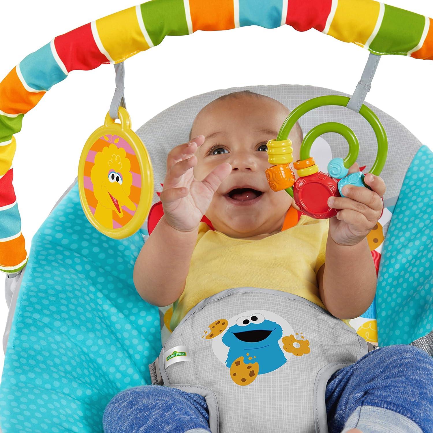 Asiento Vibrante para Bebés Bright Starts Elmo 0-6 Meses 9 kg