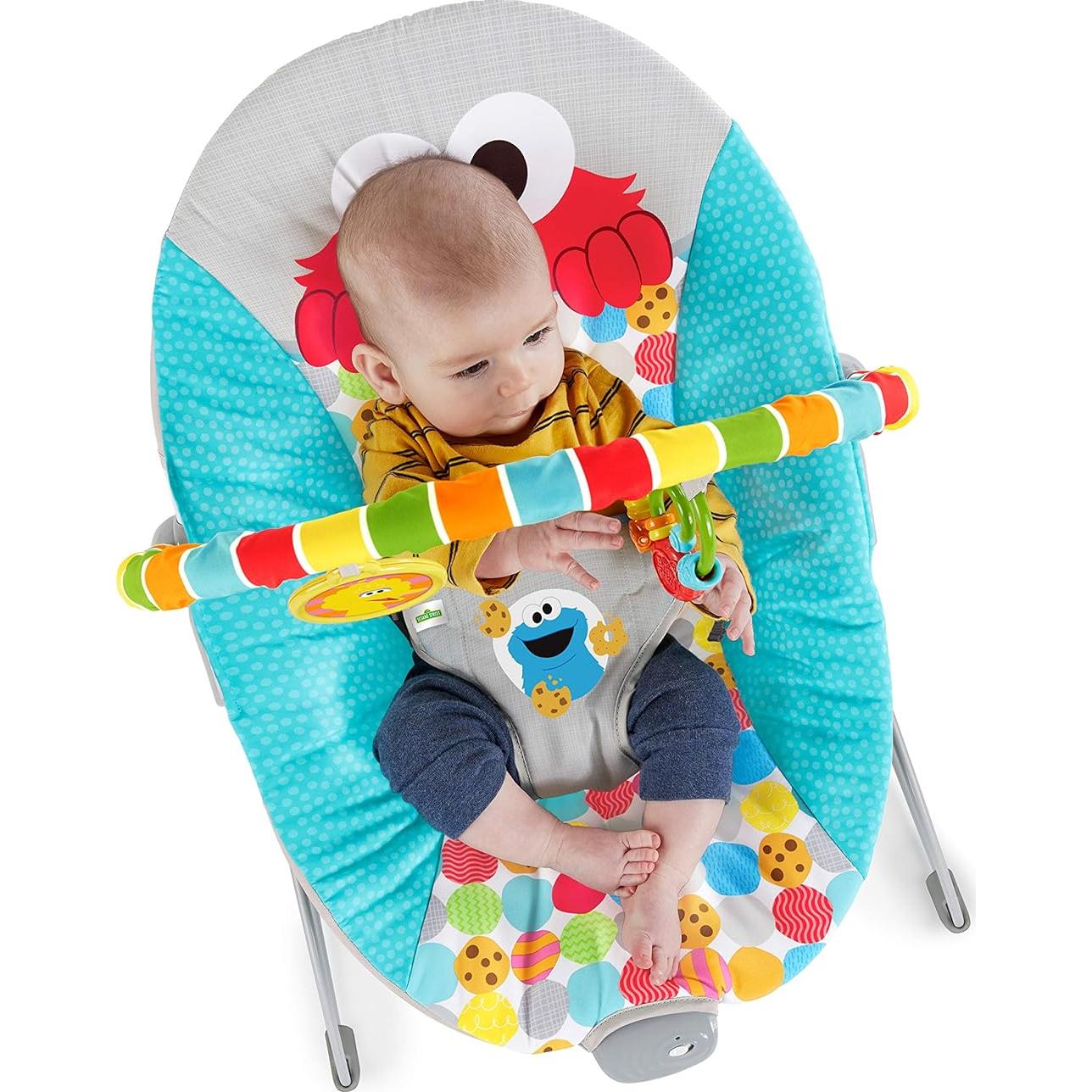 Asiento Vibrante para Bebés Bright Starts Elmo 0-6 Meses 9 kg