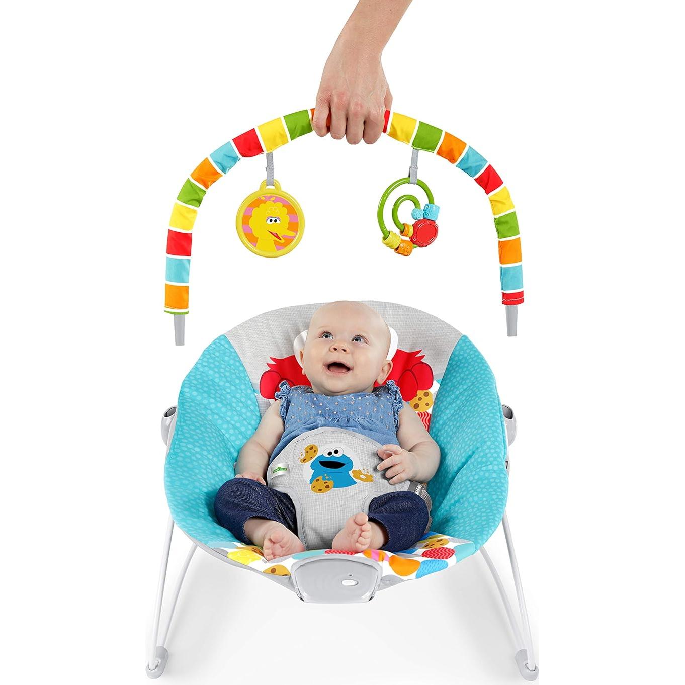 Asiento Vibrante para Bebés Bright Starts Elmo 0-6 Meses 9 kg