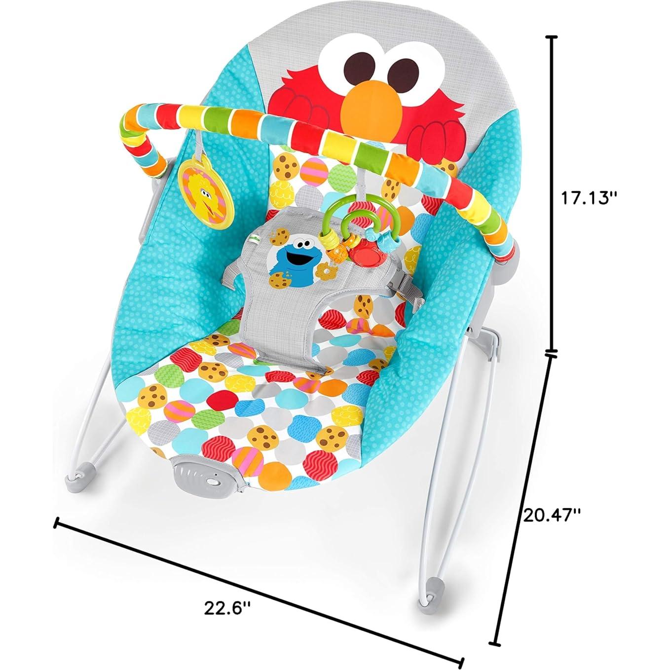 Asiento Vibrante para Bebés Bright Starts Elmo 0-6 Meses 9 kg