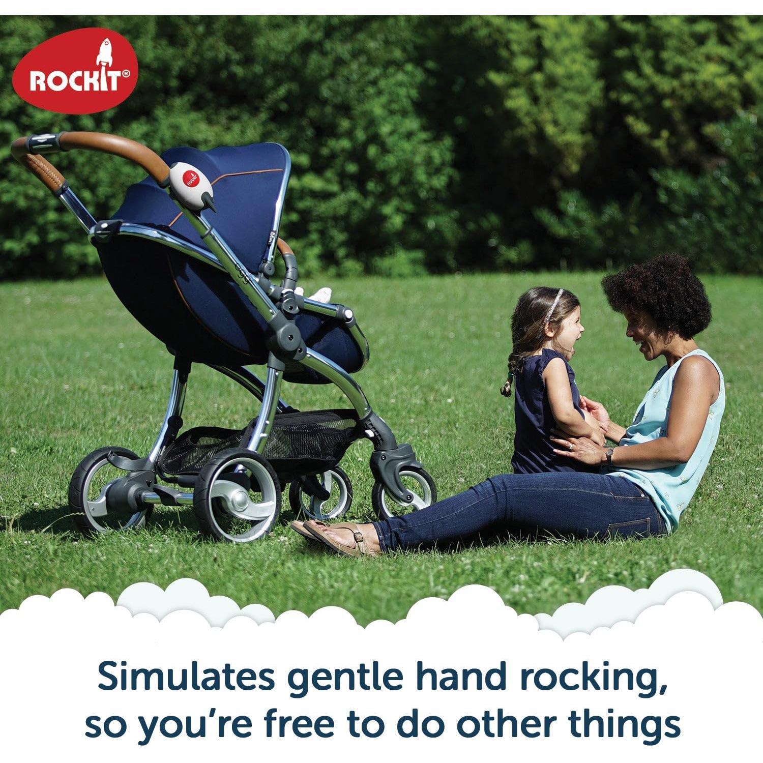 Rockit Rocker - Columpio Portátil para Bebés con Baterías AA