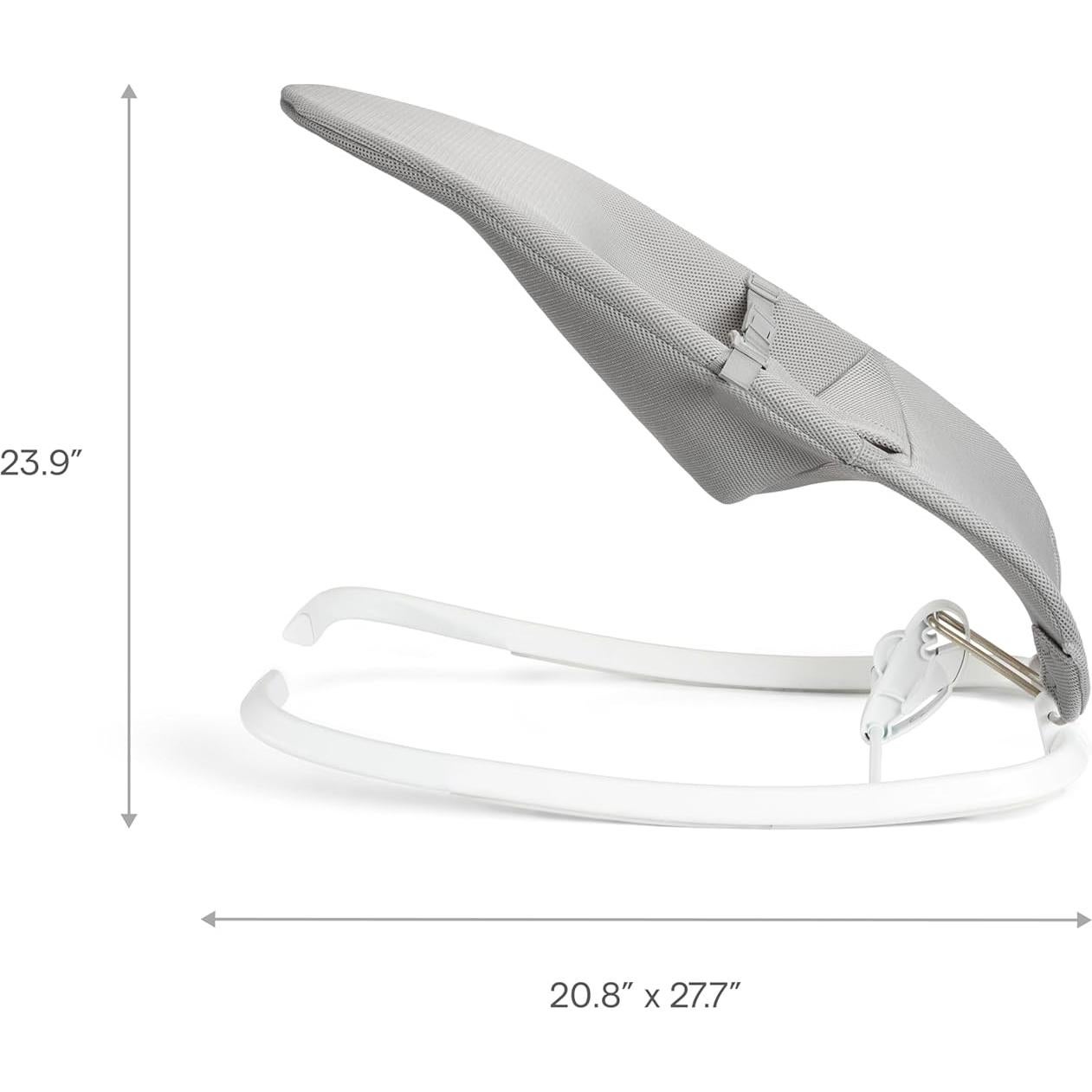 Munchkin Asiento Balanceador y Mecedora 2-en-1 para Bebés Gris