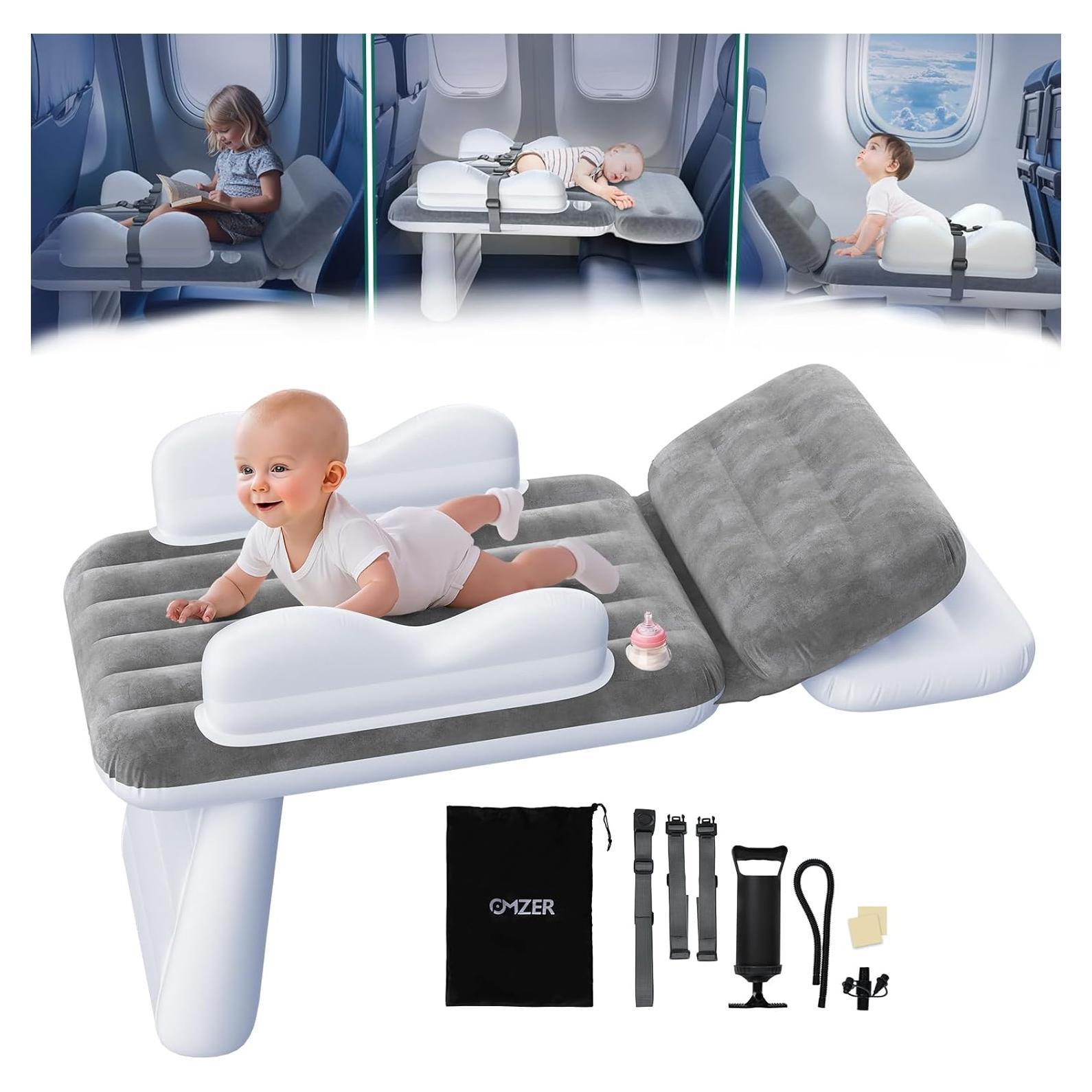 Cama Inflable para Niños Omzer - Cama de Viaje Portátil 95x50 cm