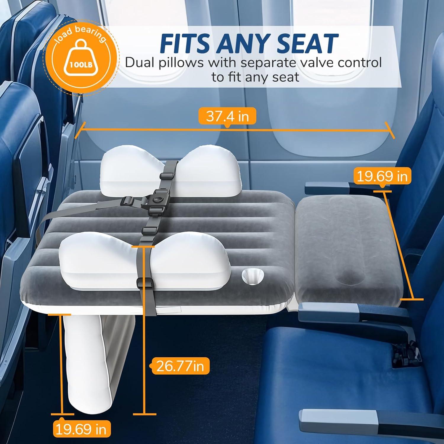 Cama Inflable para Niños Omzer - Cama de Viaje Portátil 95x50 cm