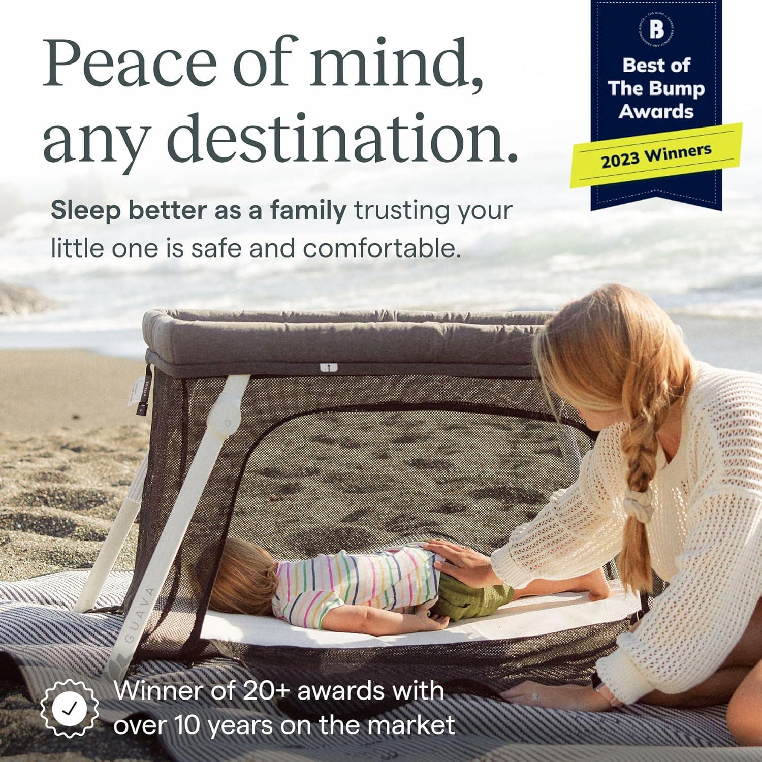 Cuna de Viaje Guava Family Lotus Plegable para Bebés 0-3 Años