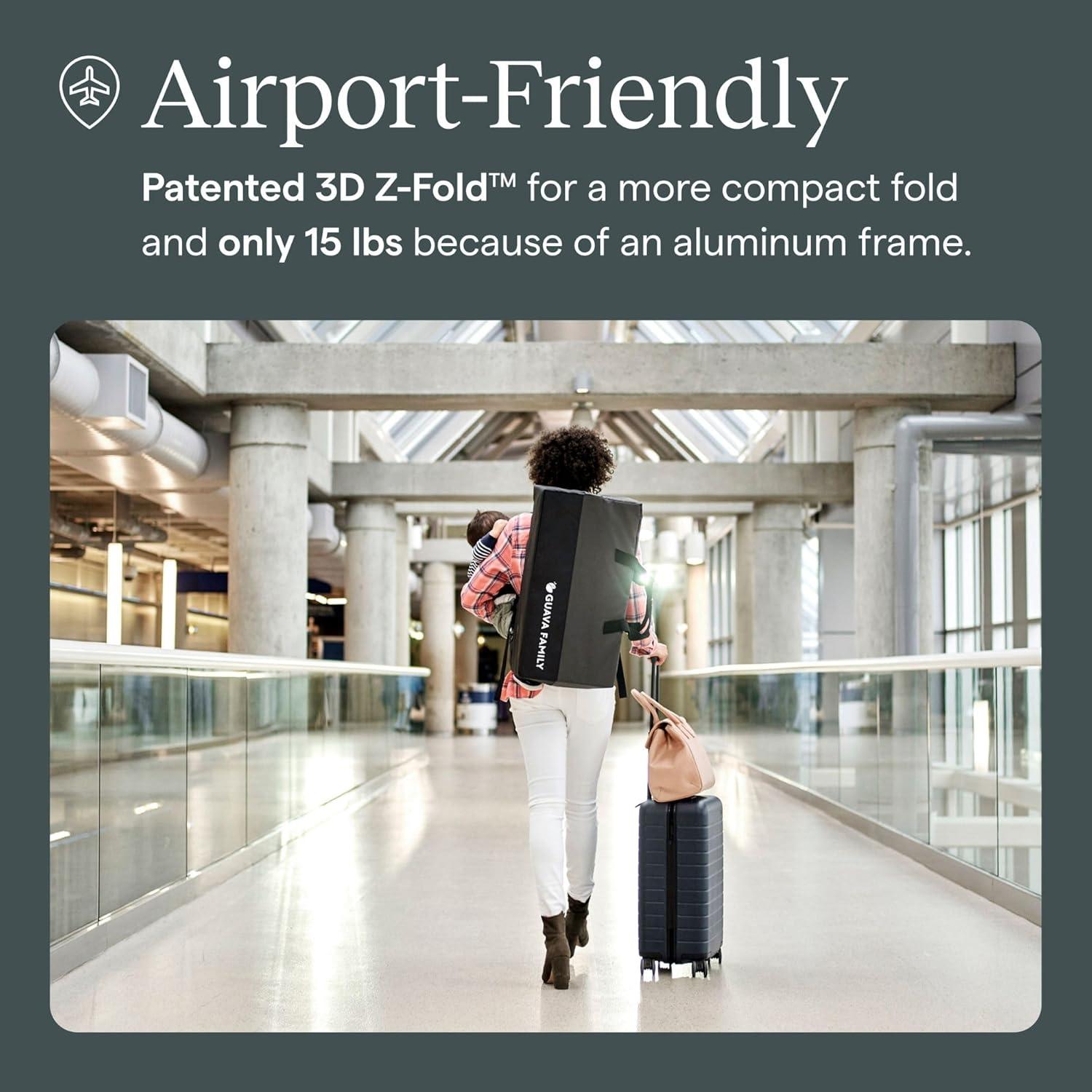 Cuna de Viaje Guava Family Lotus Plegable para Bebés 0-3 Años