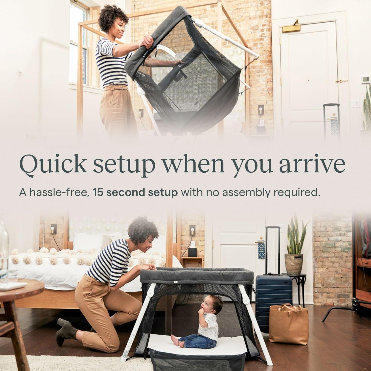 Cuna de Viaje Guava Family Lotus Plegable para Bebés 0-3 Años